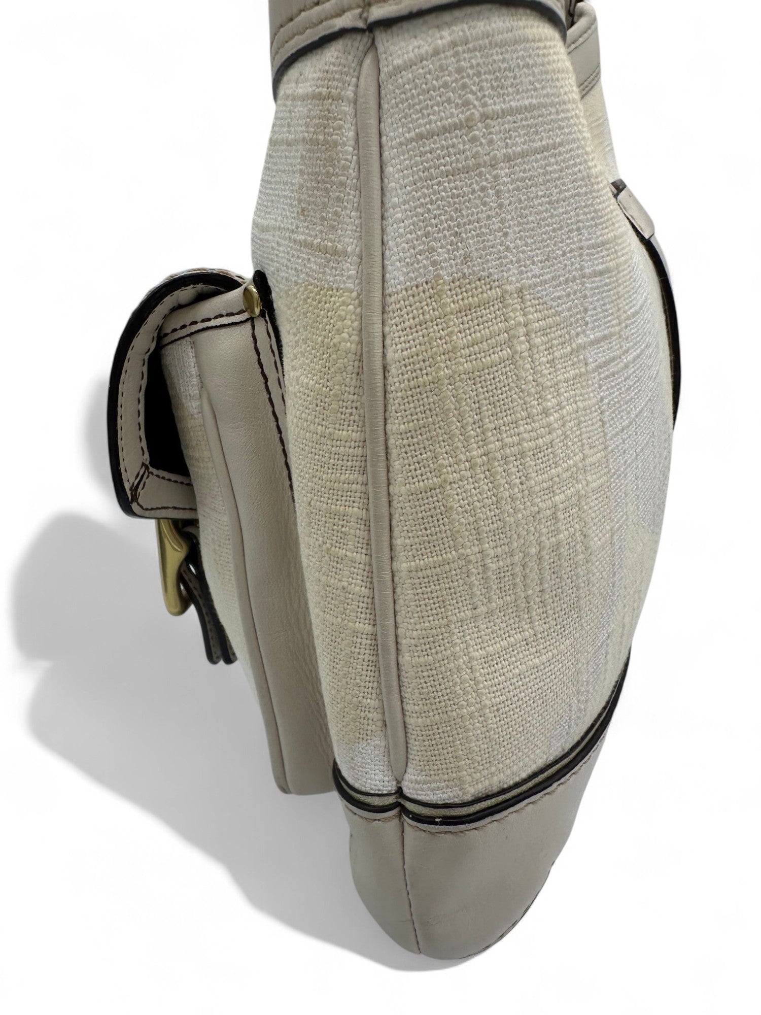 Vintage Coach 7469 2006 Legacy Shoulder Bag in Cream Monogram - Thanks it's Vintage
