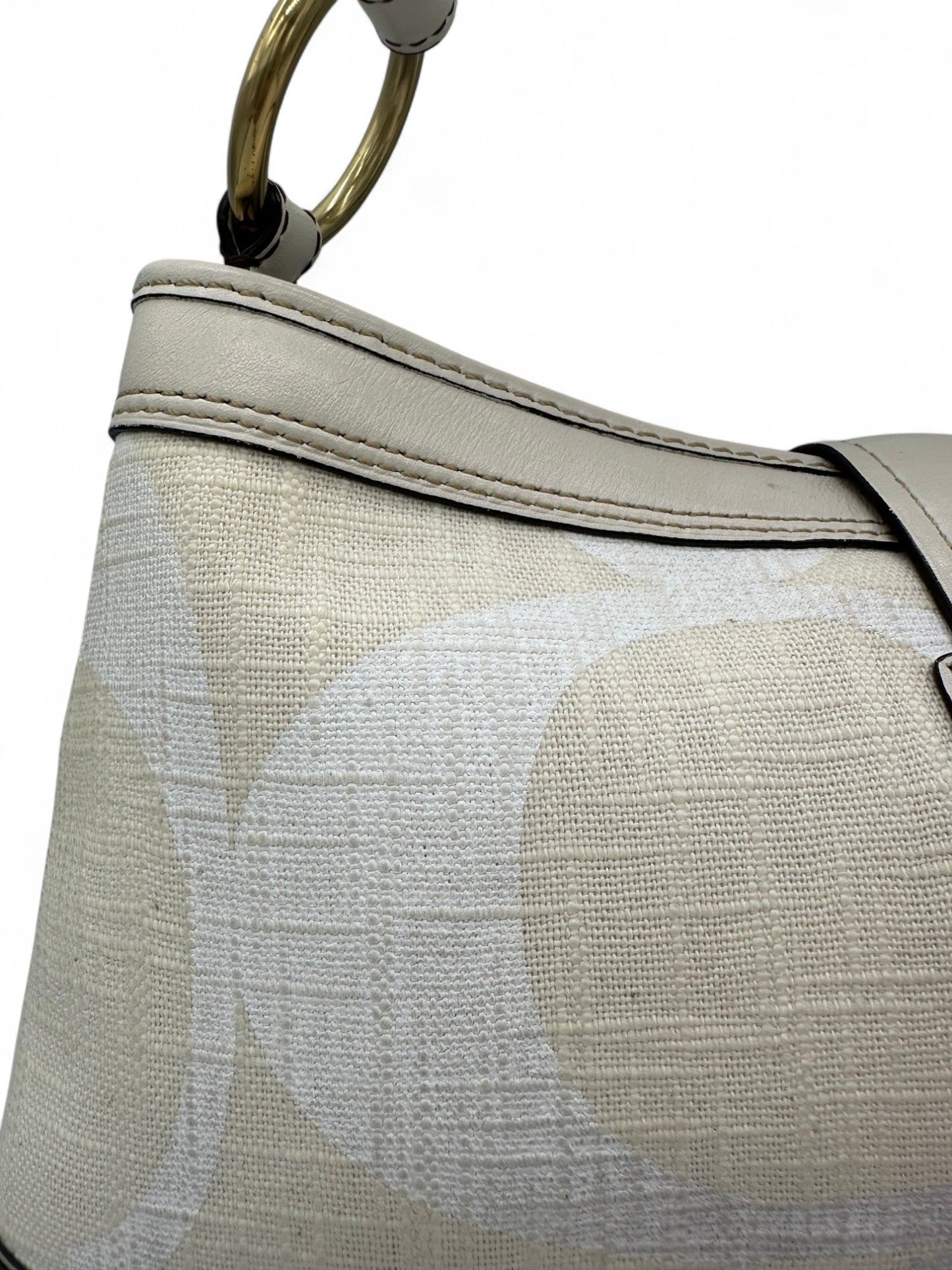 Vintage Coach 7469 2006 Legacy Shoulder Bag in Cream Monogram - Thanks it's Vintage