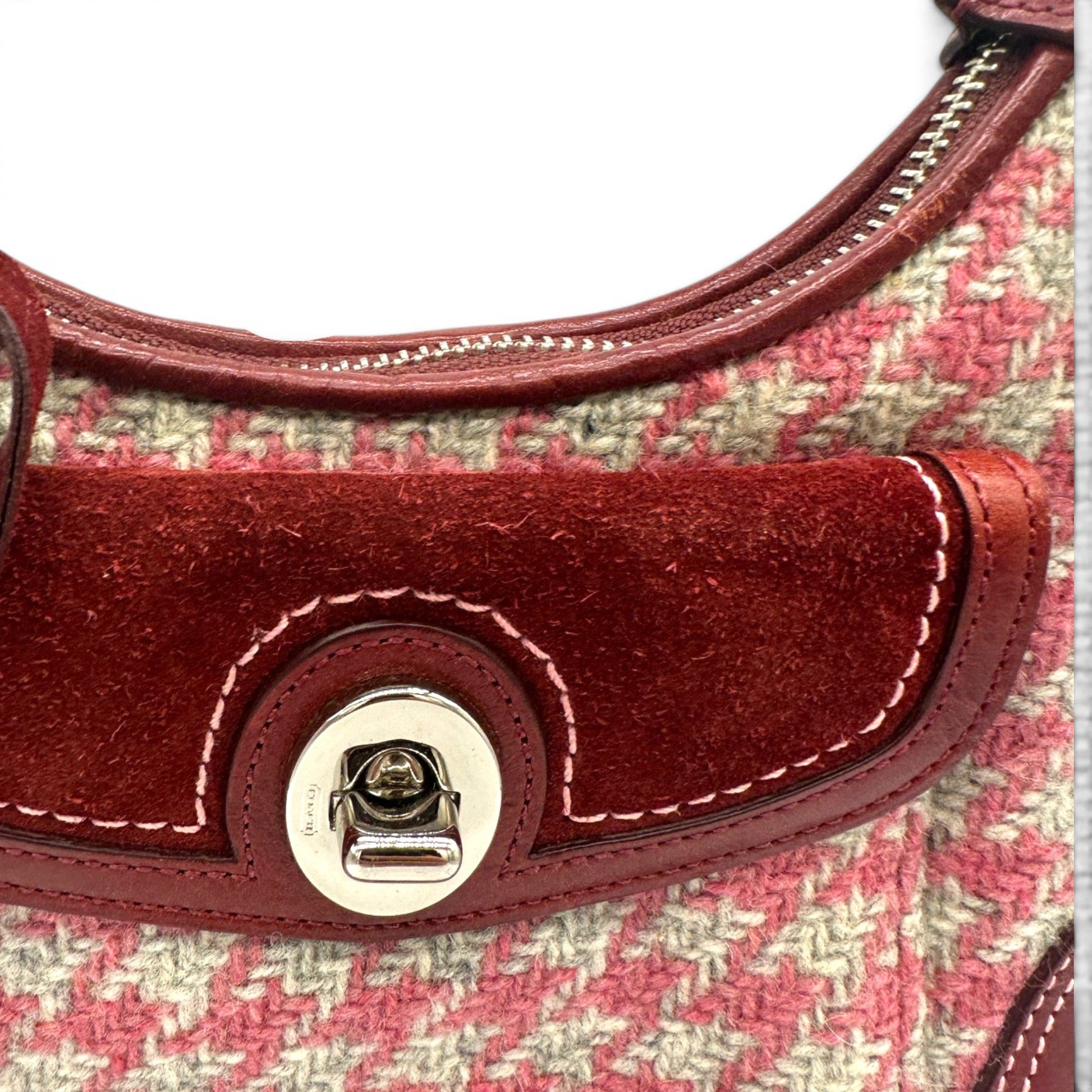 Vintage Coach 7478 Rare Tweed Turnlock Handbag - Thanks it's Vintage