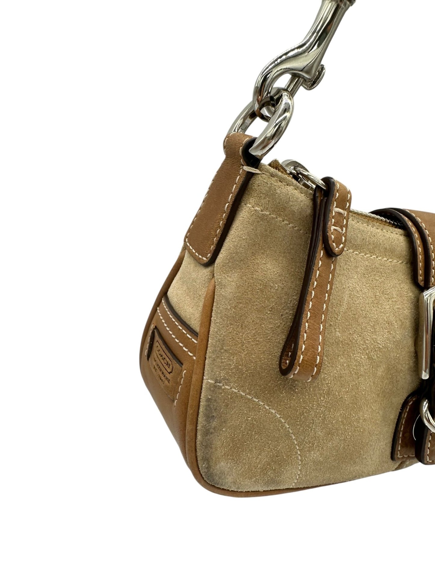 Vintage Coach 7558 Suede Soho Buckle Mini Shoulder Bag - Thanks it's Vintage