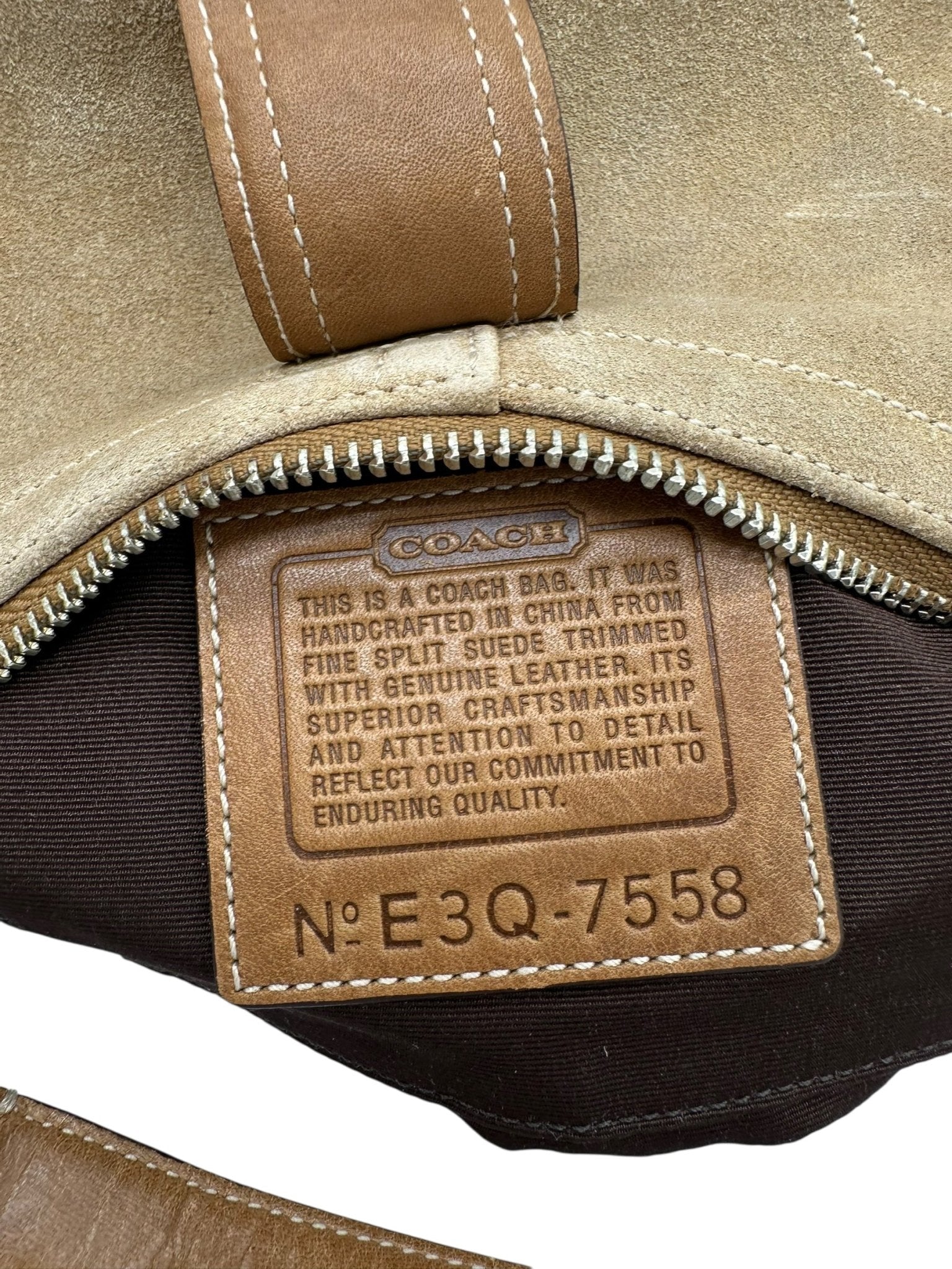 Vintage Coach 7558 Suede Soho Buckle Mini Shoulder Bag - Thanks it's Vintage