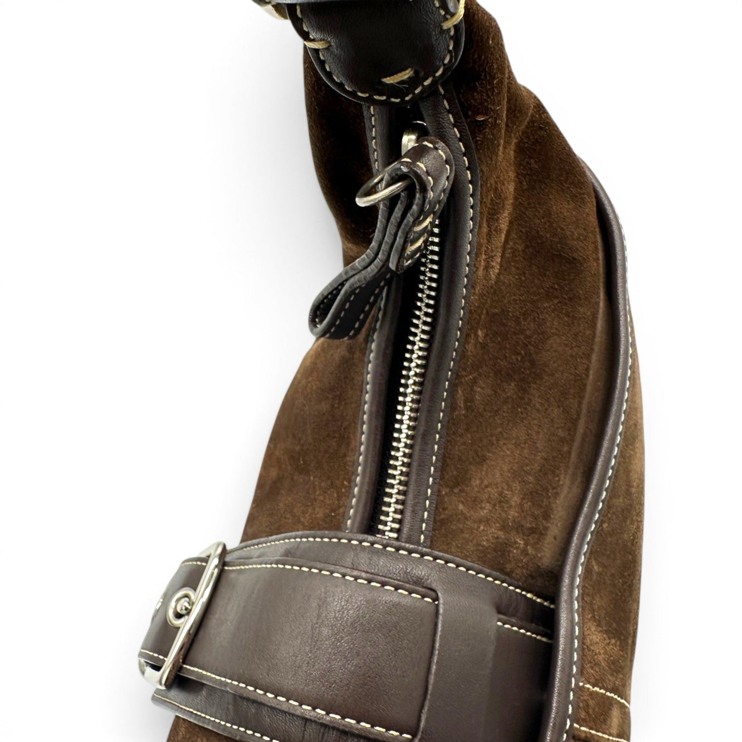 Vintage Coach 7559 Suede Soho Crescent Shoulder Bag - Thanks it's Vintage