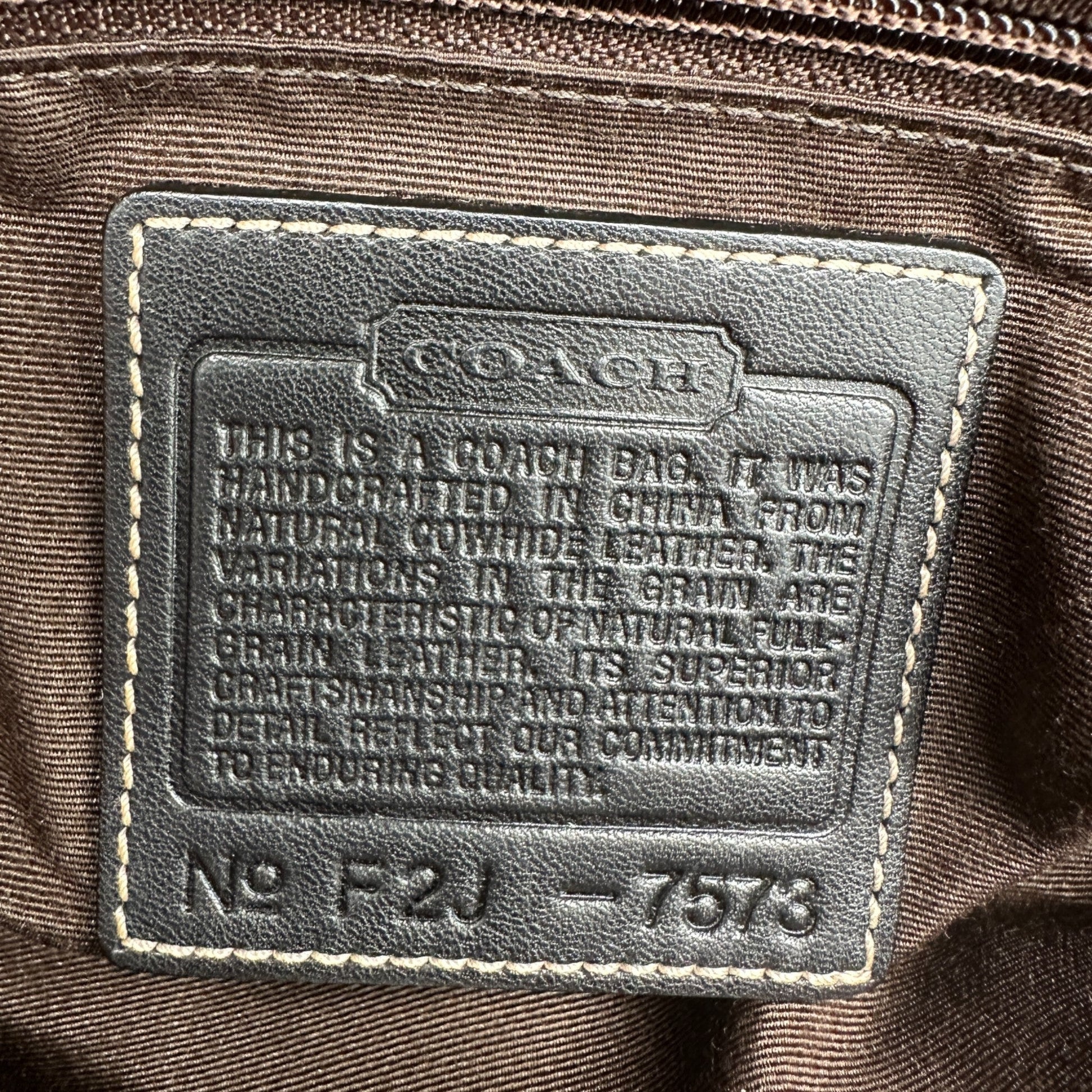 Vintage Coach 7573 Hamptons Demi Clip Shoulder Bag - Thanks it's Vintage