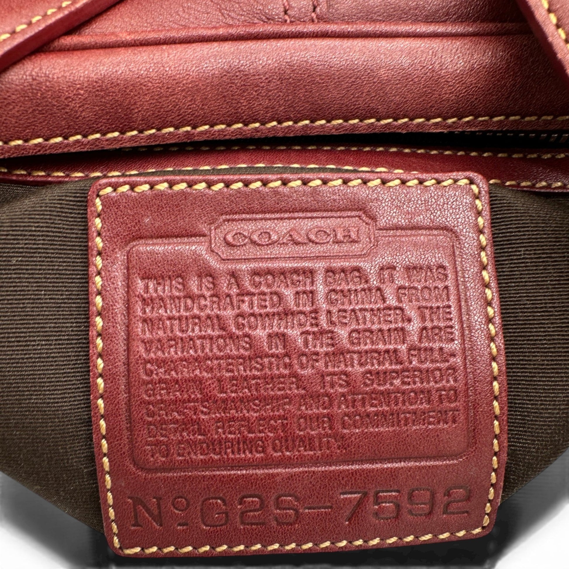 Vintage Coach 7592 Crescent Soho Shoulder Bag - Thanks it's Vintage