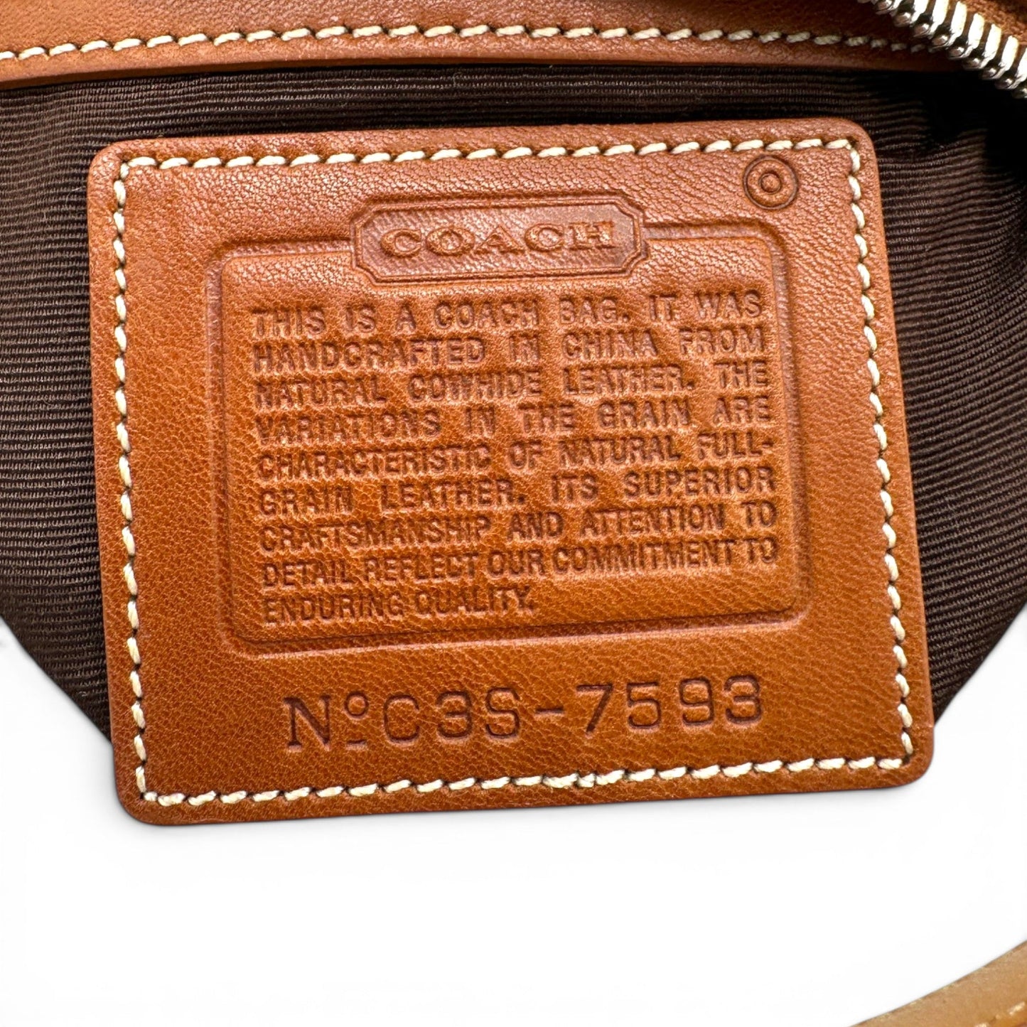 Vintage Coach 7593 Crescent Shoulder Bag - Thanks it's Vintage