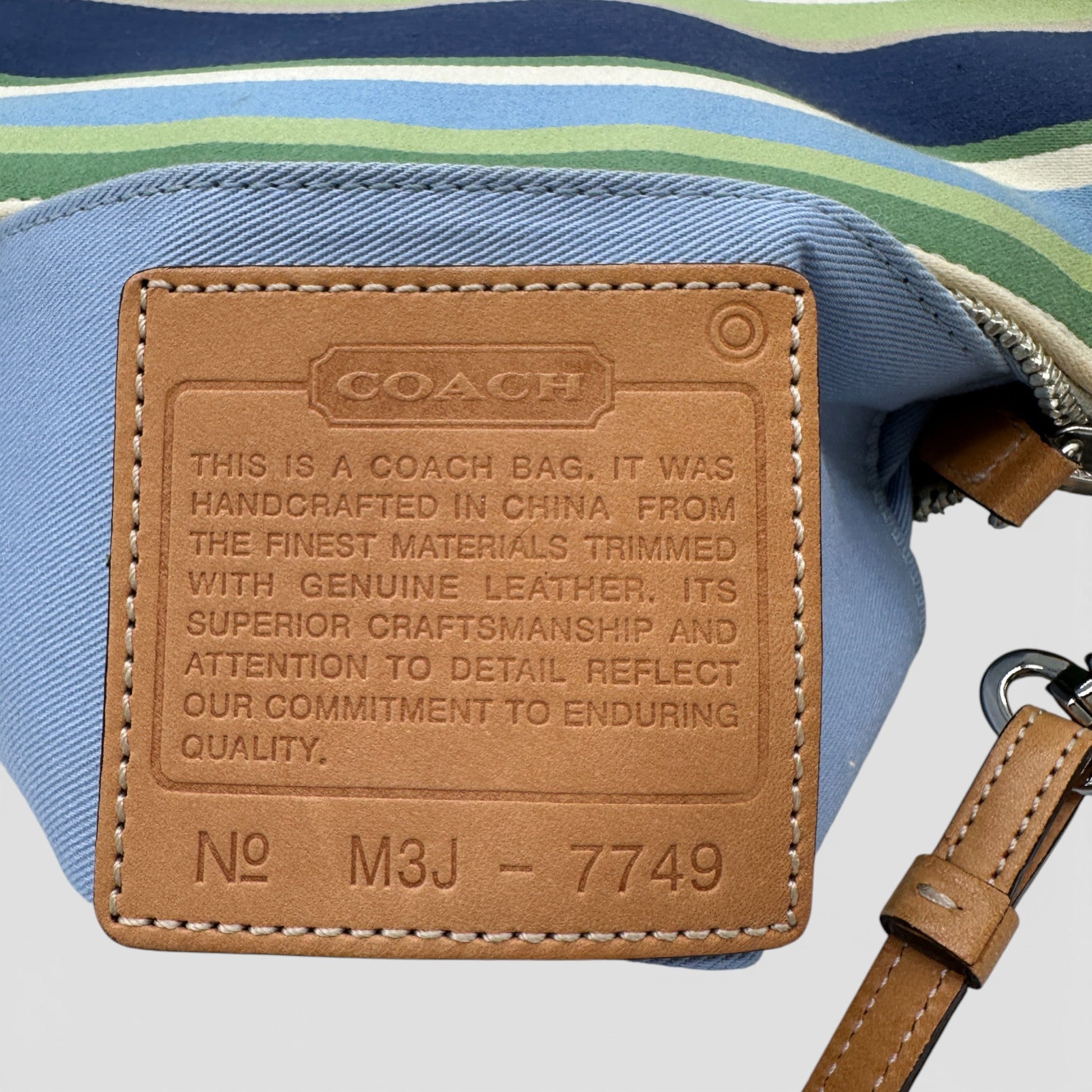 Vintage Coach 7749 Stripe Demi Mini Shoulder Bag - Thanks it's Vintage