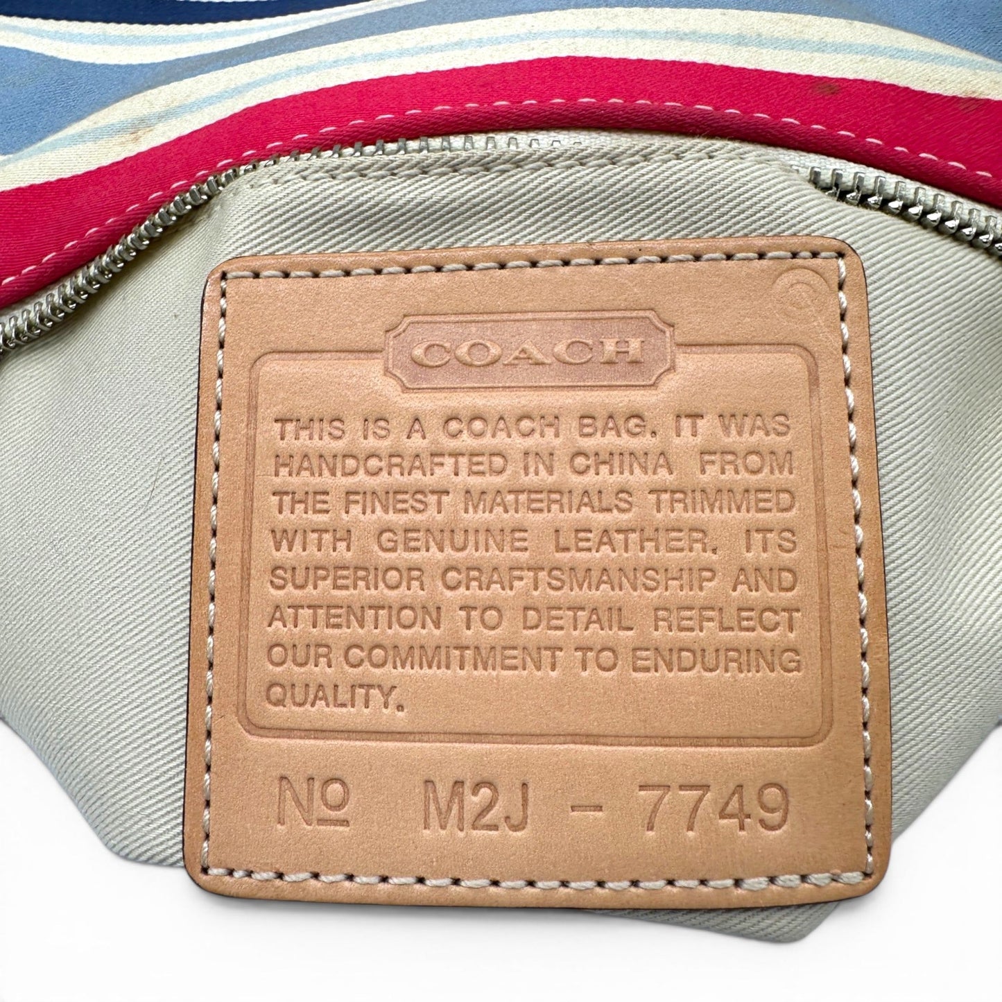 Vintage Coach 7749 Stripe Demi Mini Shoulder Bag - Thanks it's Vintage