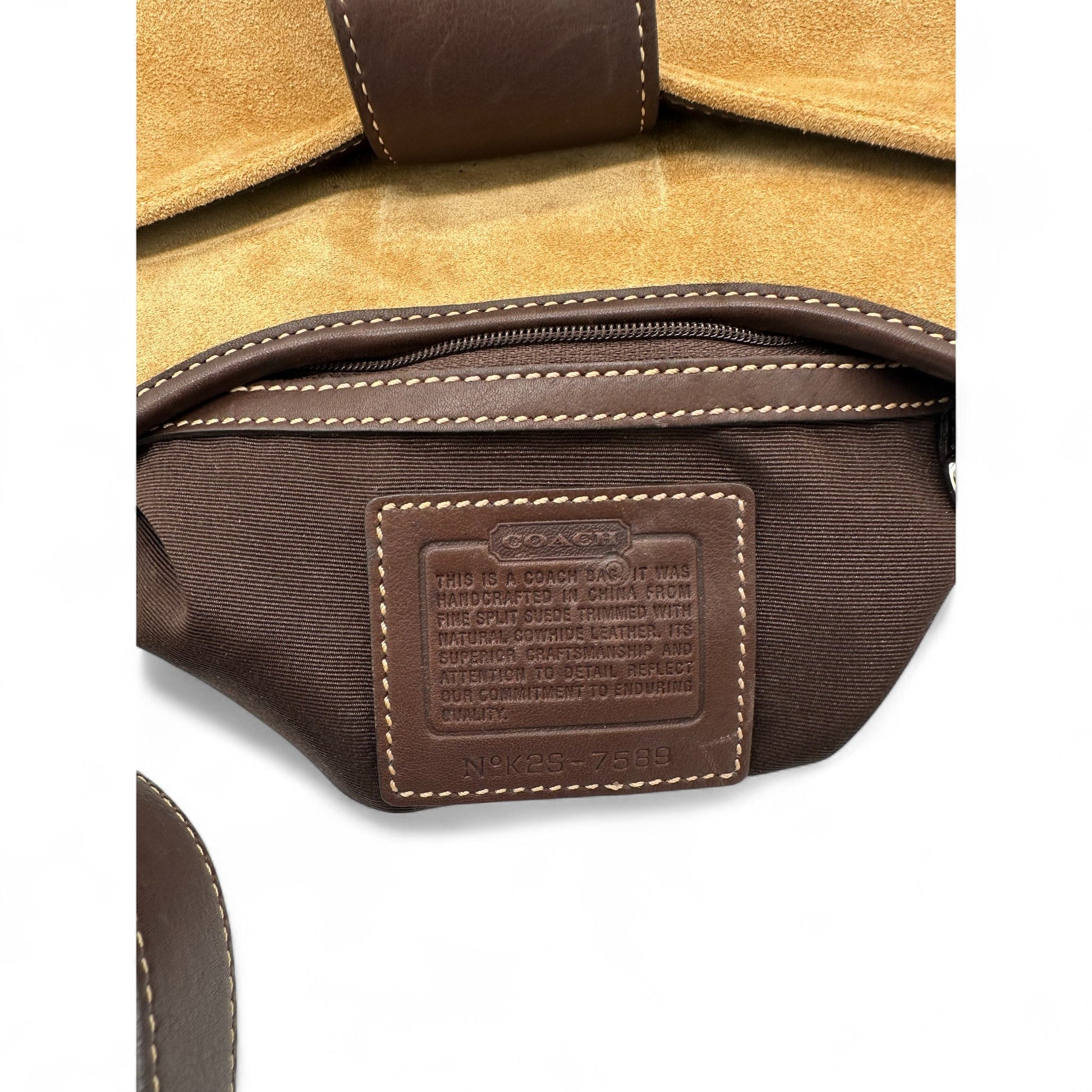 Vintage Coach 7859 Soho Buckle Suede Shoulder Bag - Thanks it's Vintage