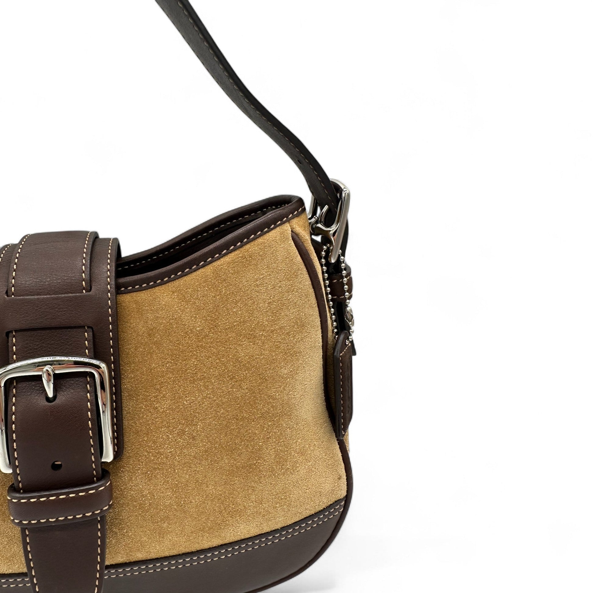 Vintage Coach 7859 Soho Buckle Suede Shoulder Bag - Thanks it's Vintage