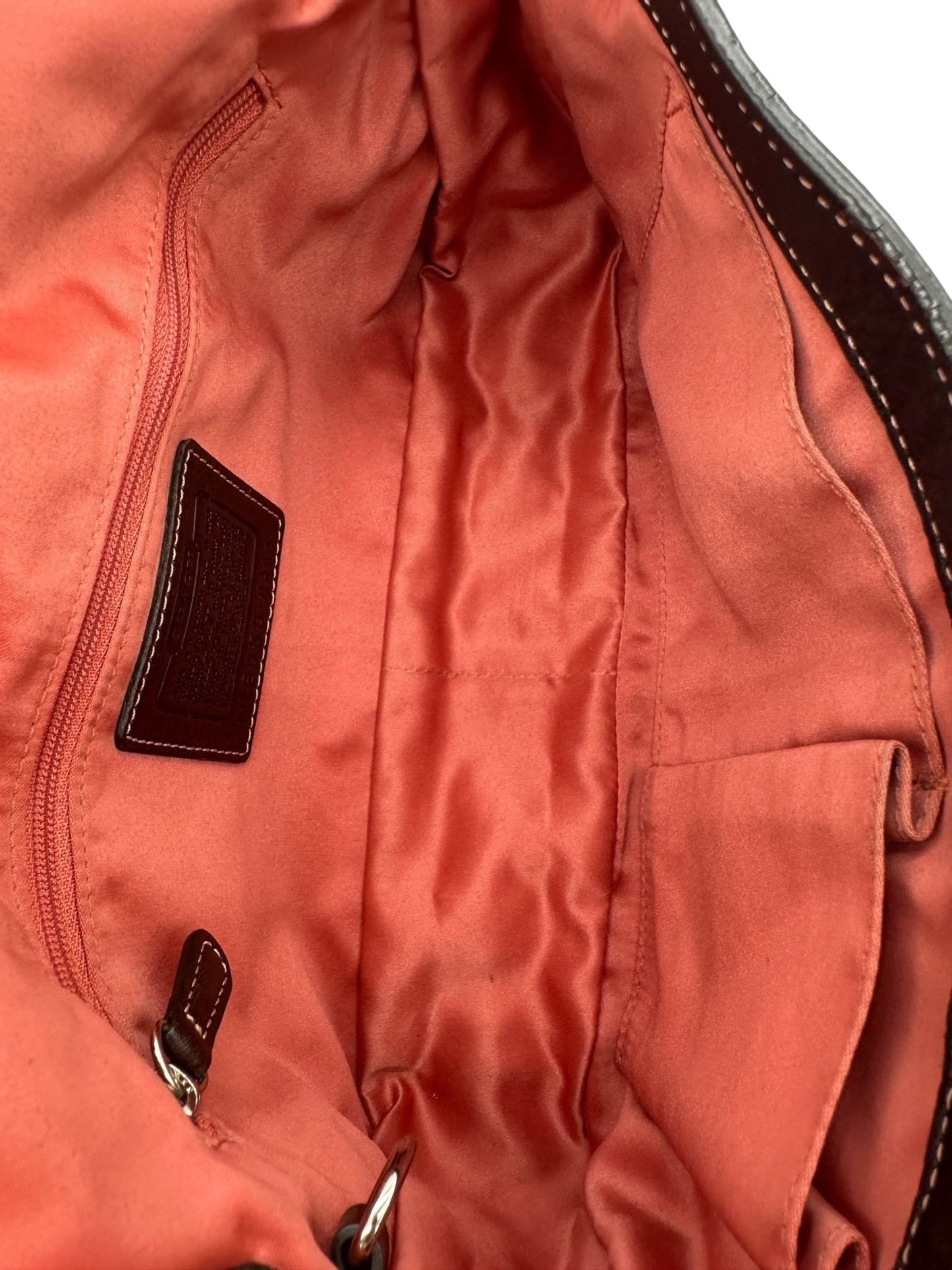 Vintage Coach 8A41 Soho Buckle Shoulder Bag in Brown Grain Leather - Thanks it's Vintage