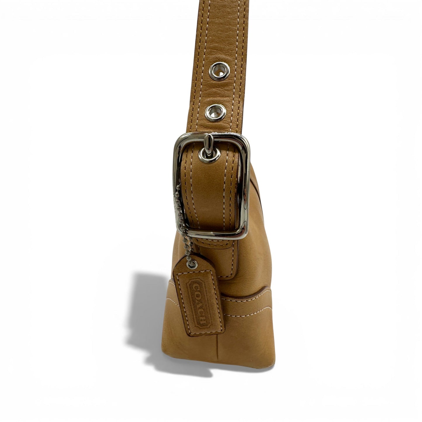 Vintage Coach 8A64 Leather Baguette Shoulder Bag - Thanks it's Vintage