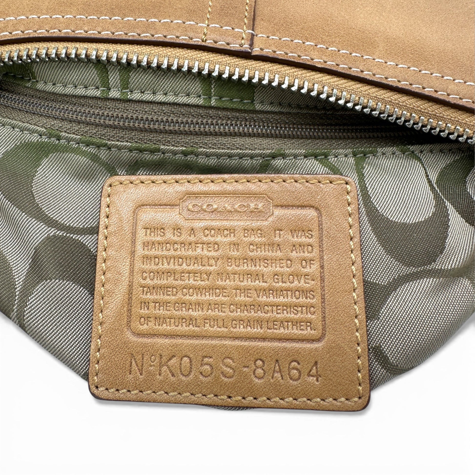 Vintage Coach 8A64 Leather Baguette Shoulder Bag - Thanks it's Vintage