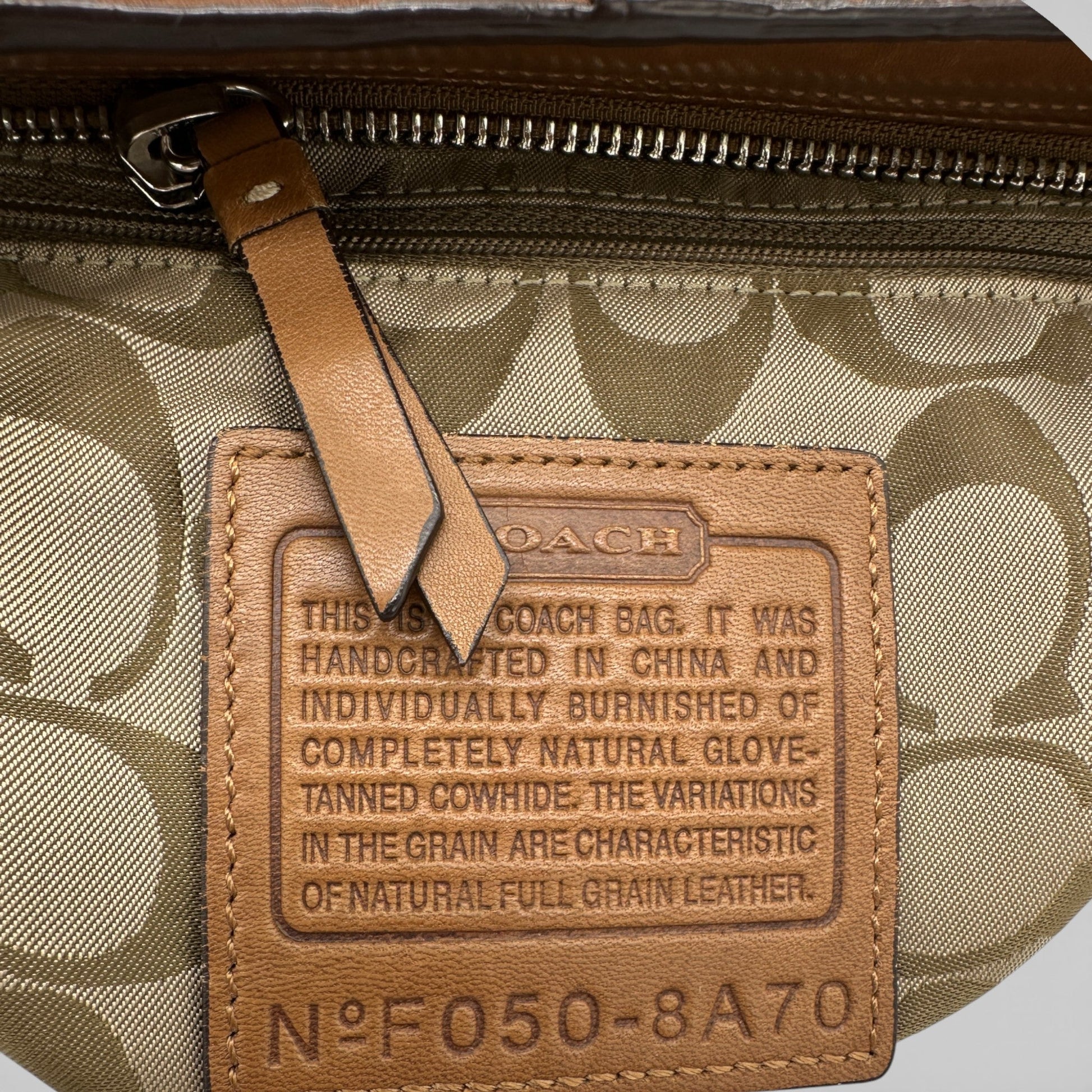 Vintage Coach 8A70 Hampton Clip Tote Handbag - Thanks it's Vintage