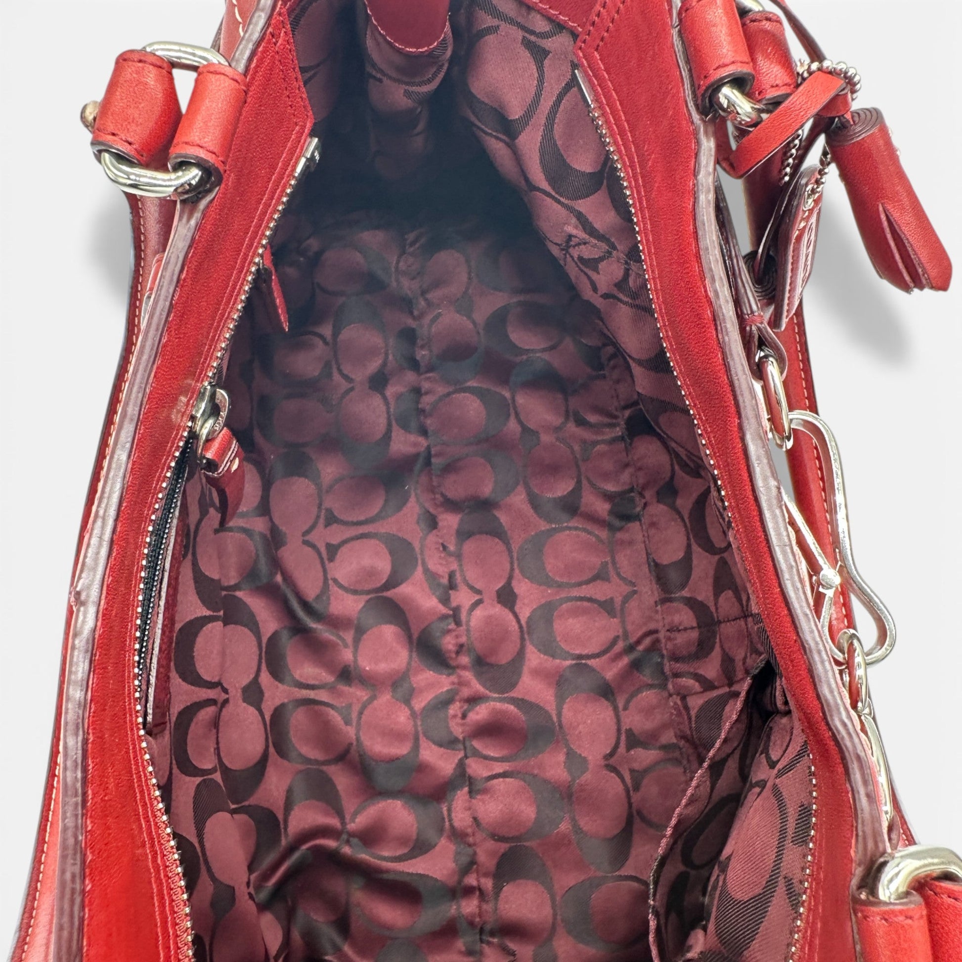 Vintage Coach 8A71 Hampton Clip Tote Handbag - Thanks it's Vintage