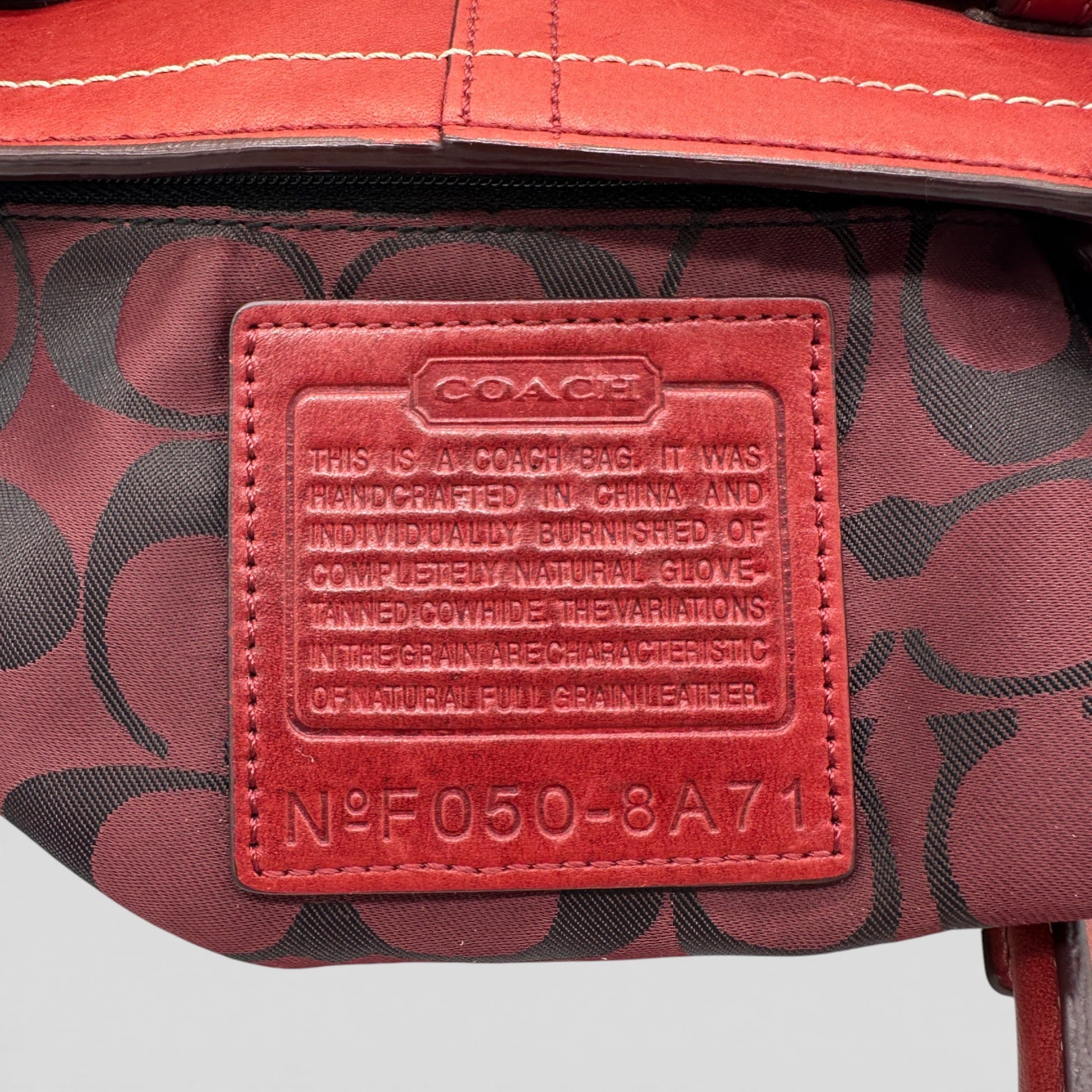 Vintage Coach 8A71 Hampton Clip Tote Handbag - Thanks it's Vintage