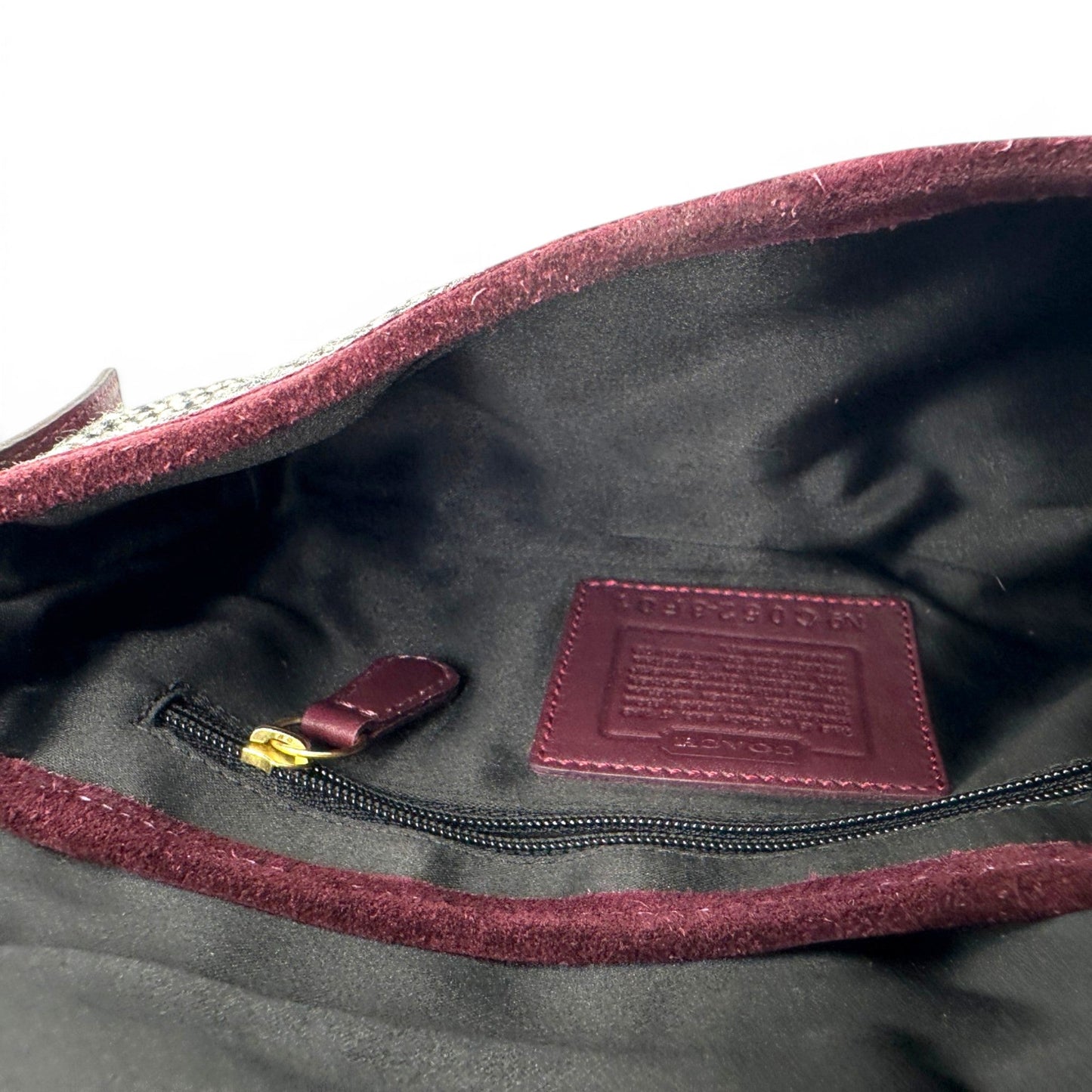 Vintage Coach 8F01 Soho Tweed Shoulder Bag - Thanks it's Vintage