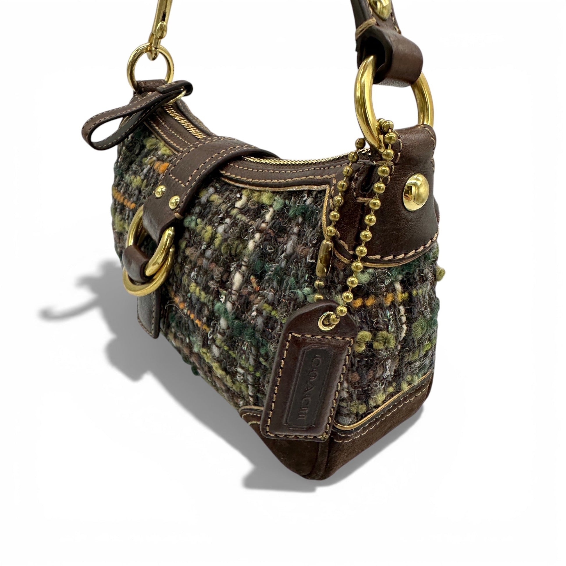 Vintage Coach 8F15 Soho Tweed Shoulder Bag - Thanks it's Vintage