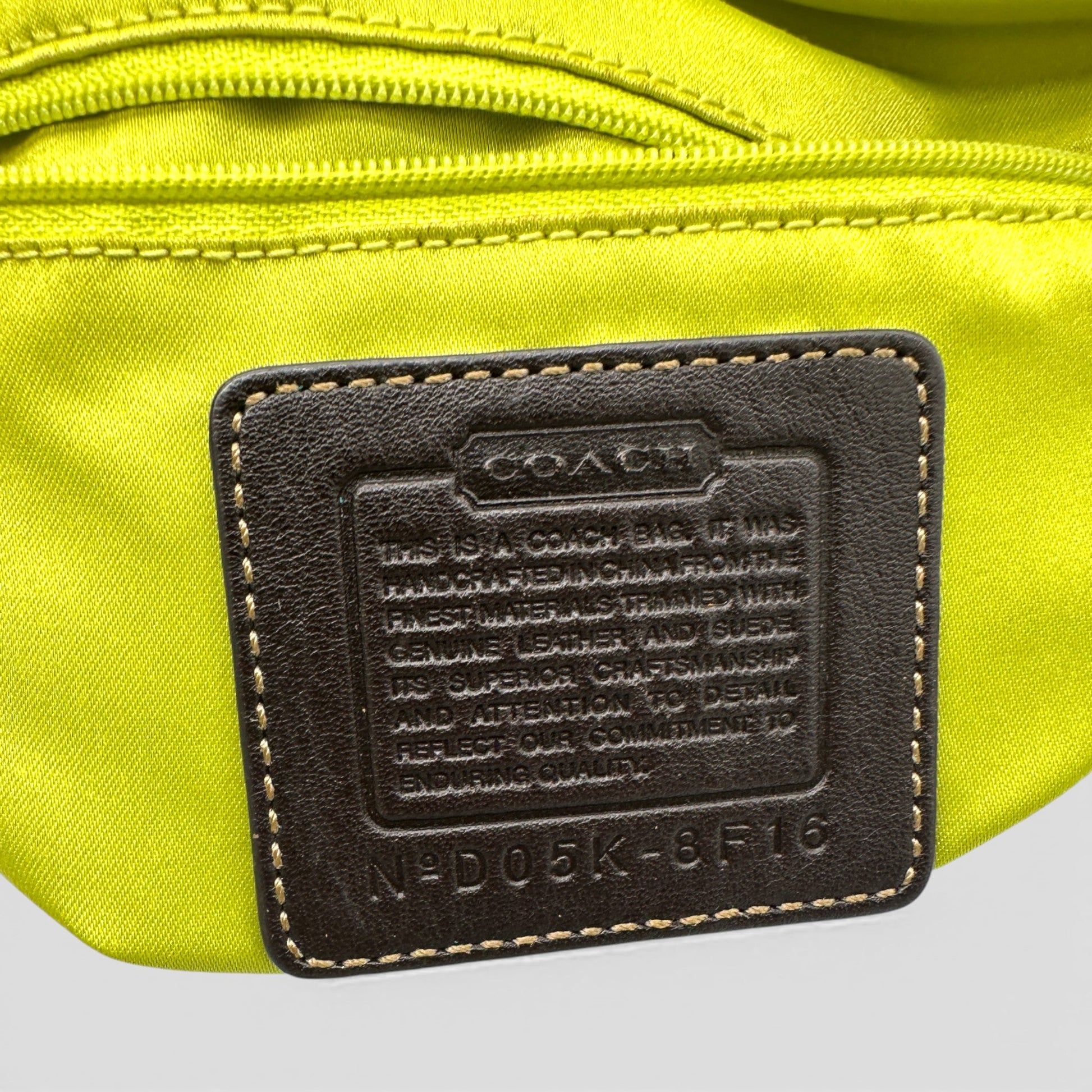 Vintage Coach 8F16 Legacy Tweed Shoulder Bag - Thanks it's Vintage