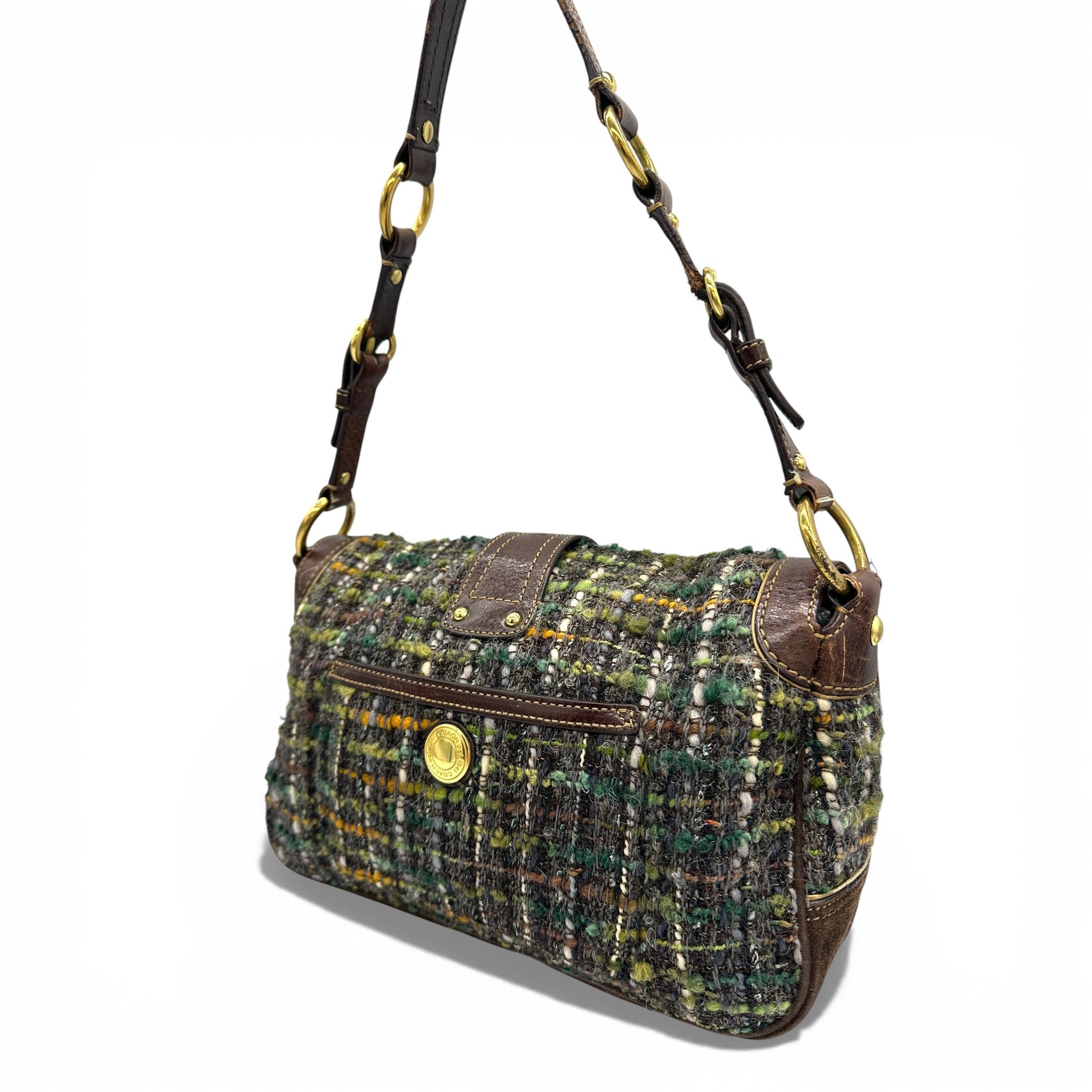 Vintage Coach 8F18 Soho Tweed Shoulder Bag - Thanks it's Vintage