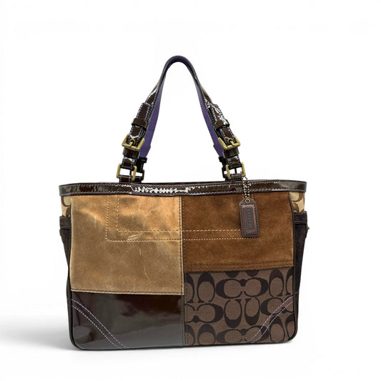 Vintage Coach 8F69 Patchwork Tote Bag - Thanks it's Vintage