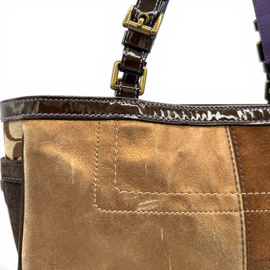 Vintage Coach 8F69 Patchwork Tote Bag - Thanks it's Vintage