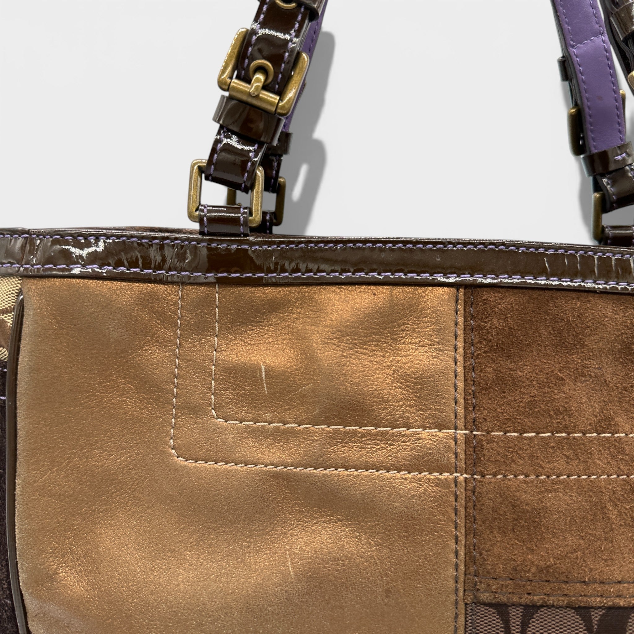 Vintage Coach 8F69 Patchwork Tote Bag – Thanks it's Vintage