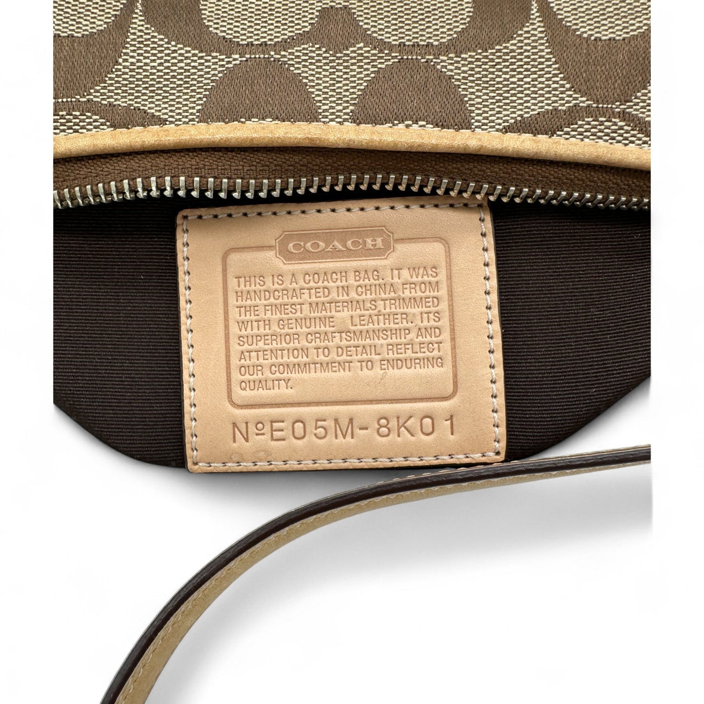 Vintage Coach 8K01 East West Baguette Shoulder Bag - Thanks it's Vintage