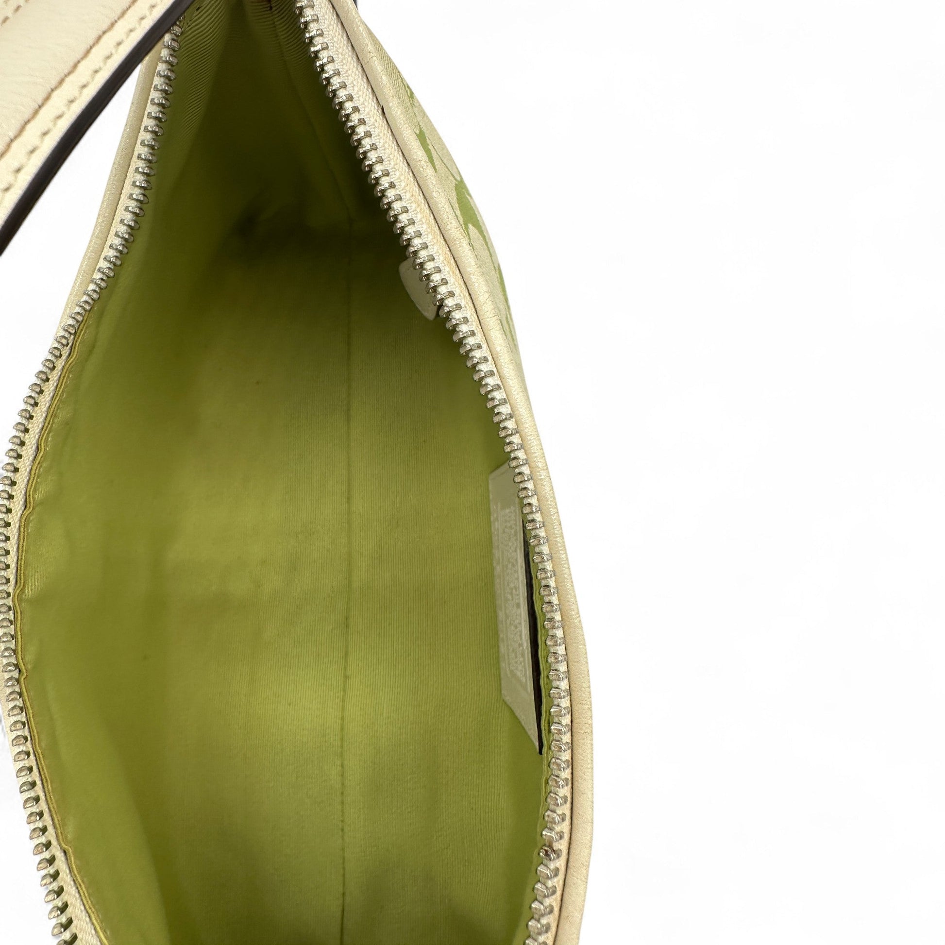 Vintage Coach 8K01 Green East West Baguette Shoulder Bag - Thanks it's Vintage