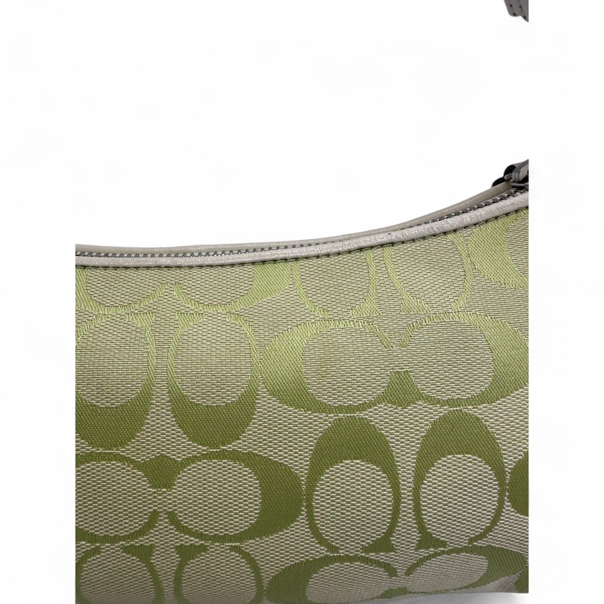 Vintage Coach 8K01 Green East West Baguette Shoulder Bag - Thanks it's Vintage