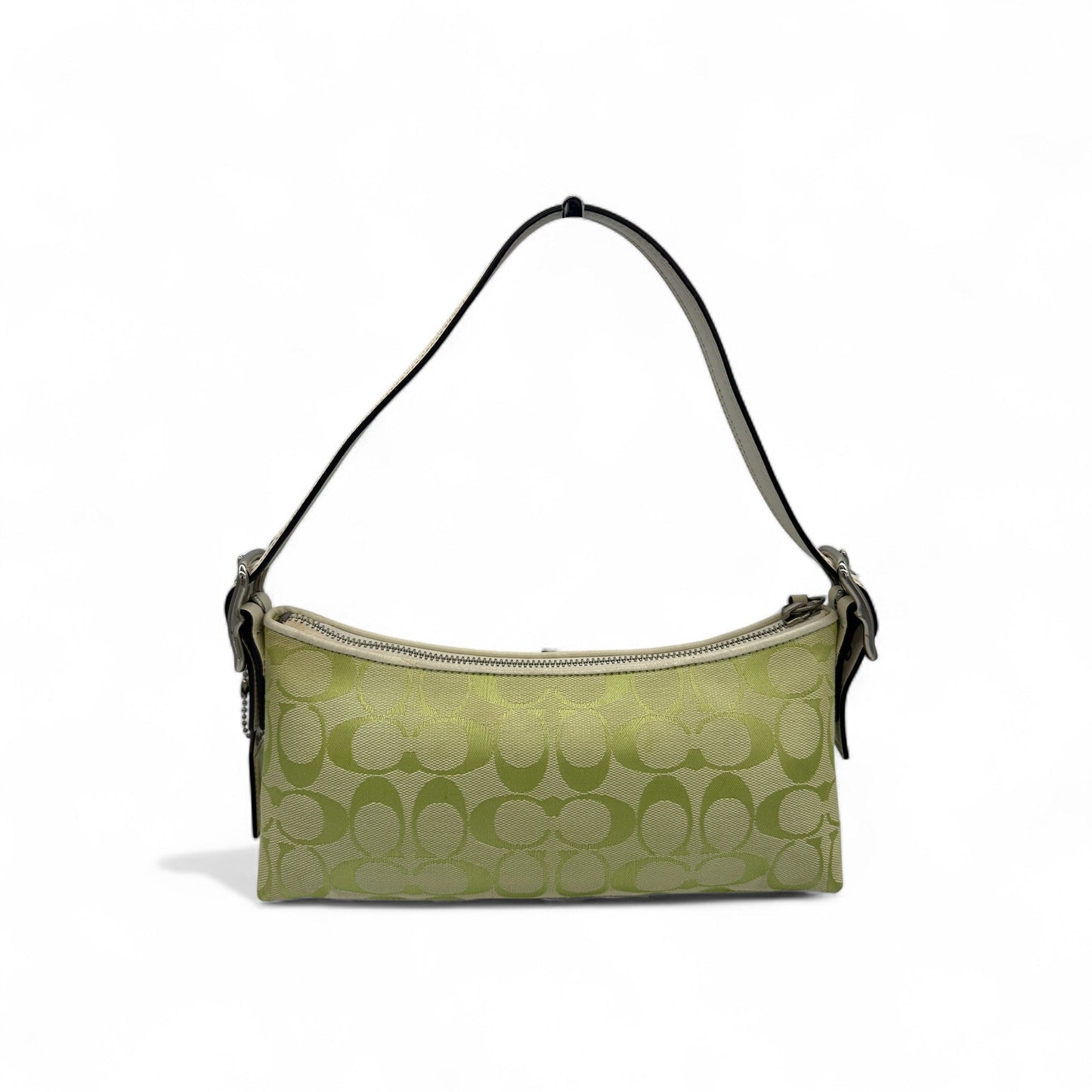 Vintage Coach 8K01 Green East West Baguette Shoulder Bag - Thanks it's Vintage