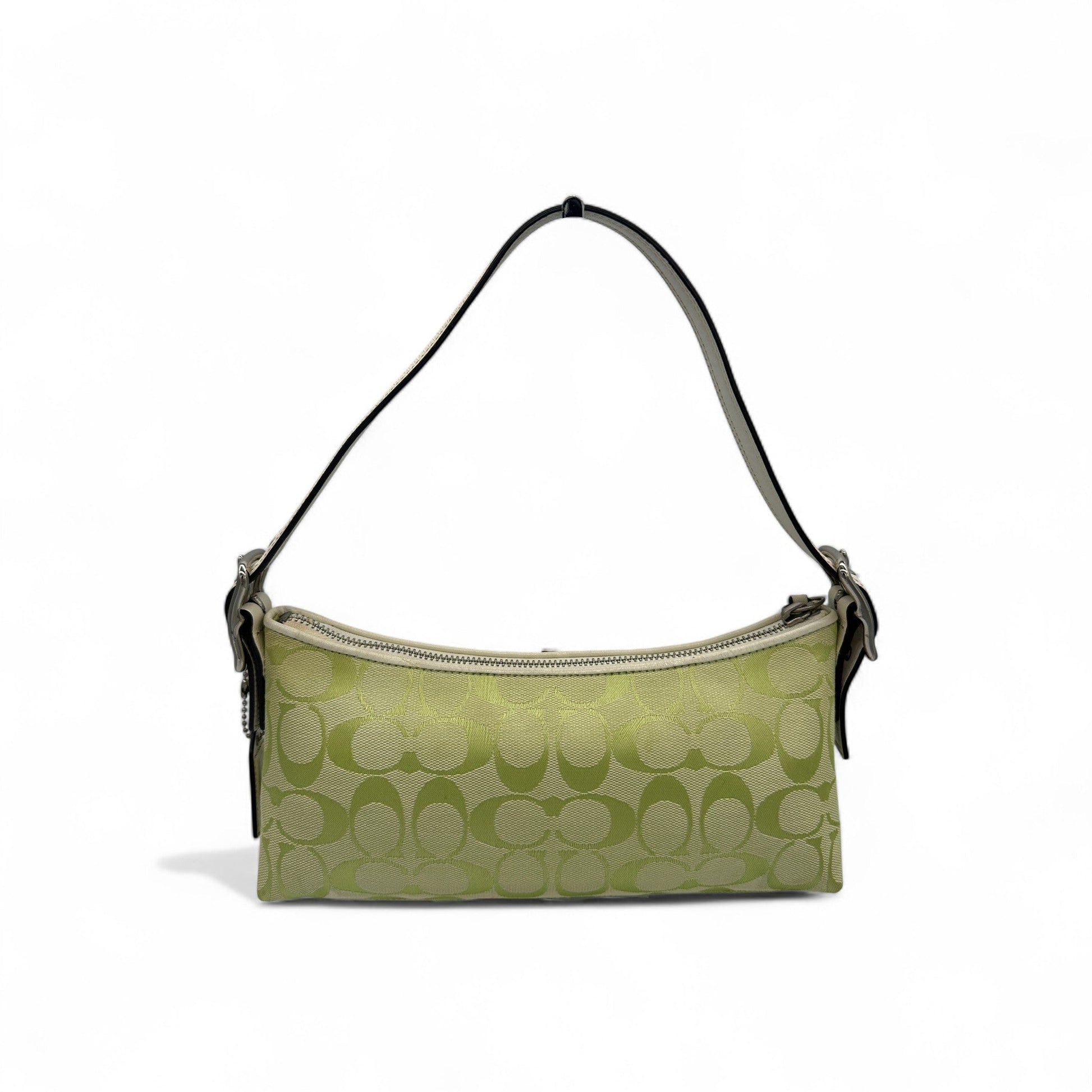 Vintage Coach 8K01 Green East West Baguette Shoulder Bag - Thanks it's Vintage