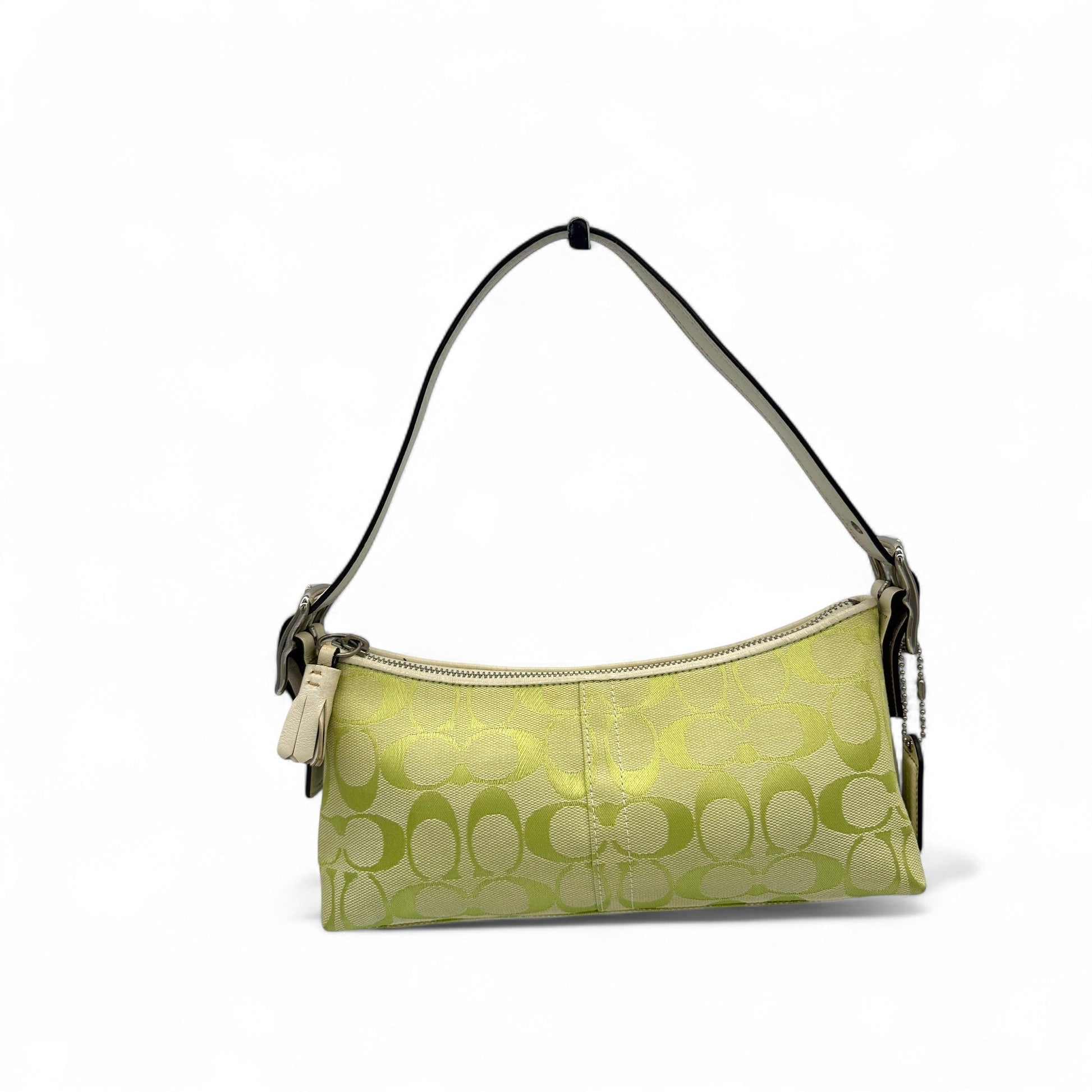 Vintage Coach 8K01 Green East West Baguette Shoulder Bag - Thanks it's Vintage