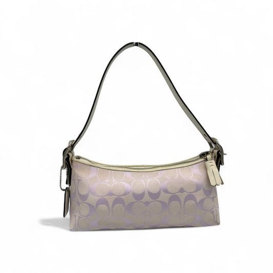 Vintage Coach 8K01 Lilac East West Baguette Shoulder Bag - Thanks it's Vintage