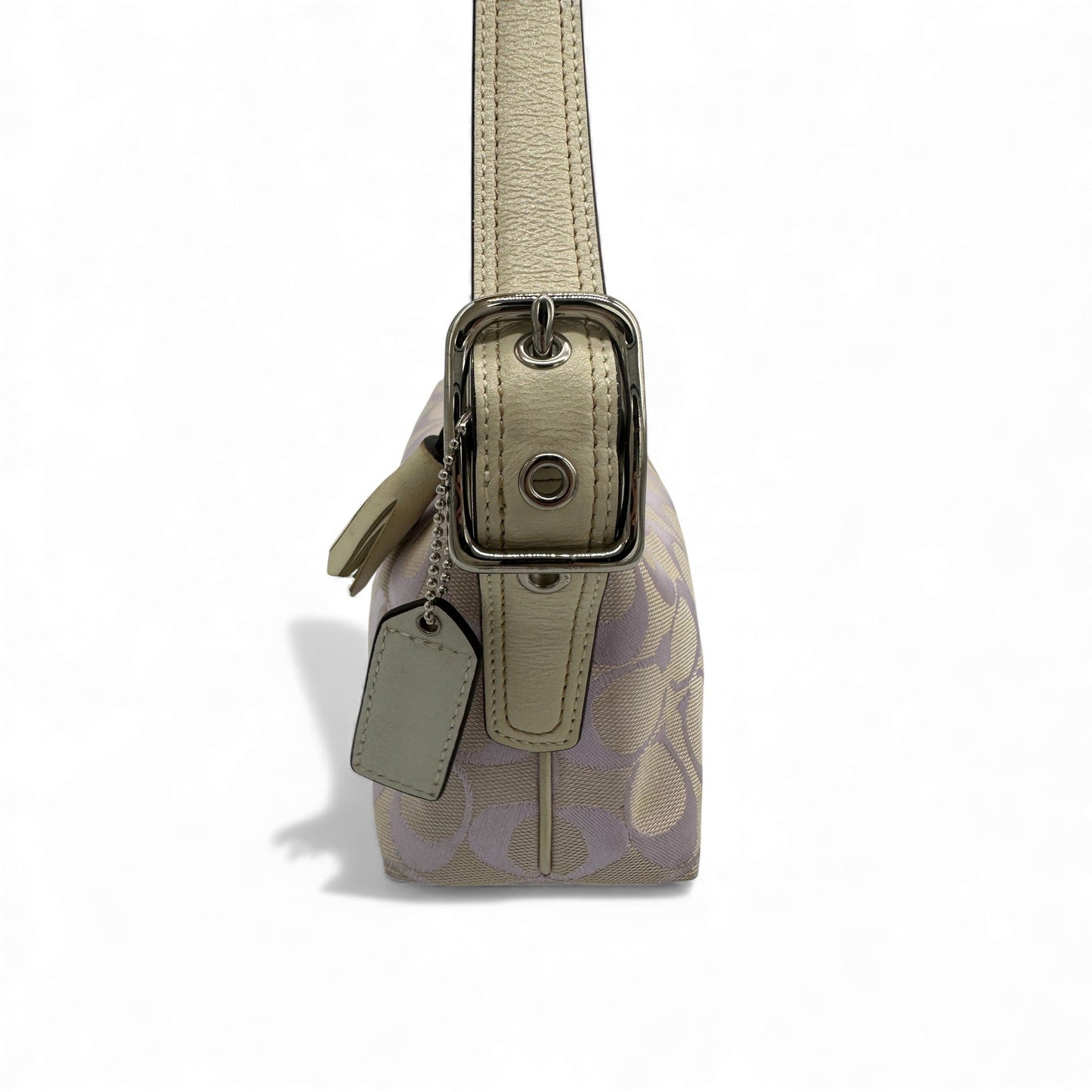 Vintage Coach 8K01 Lilac East West Baguette Shoulder Bag - Thanks it's Vintage