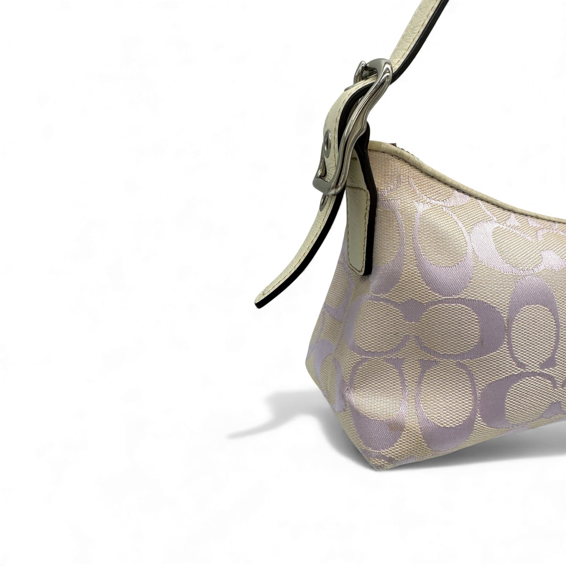 Vintage Coach 8K01 Lilac East West Baguette Shoulder Bag - Thanks it's Vintage