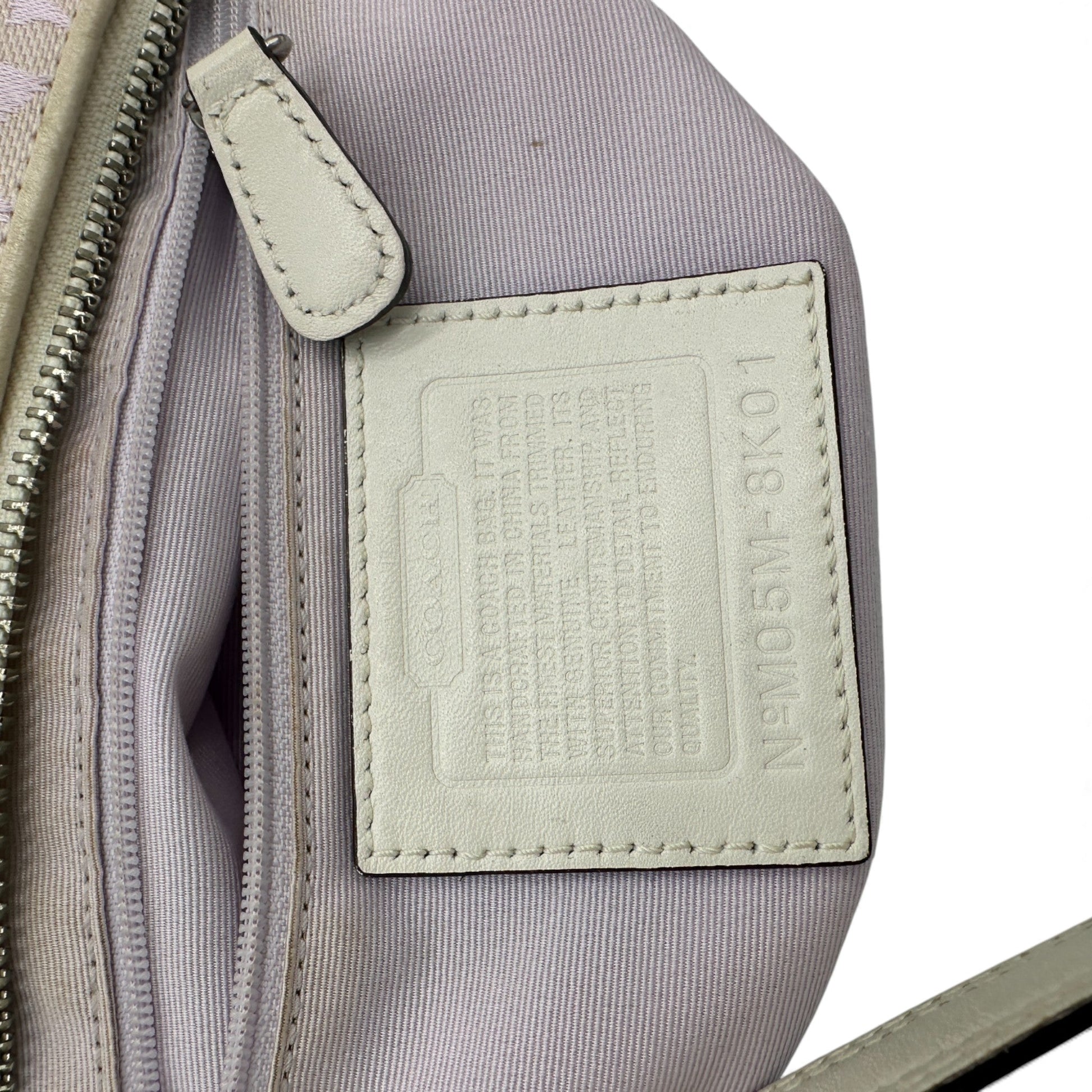 Vintage Coach 8K01 Lilac East West Baguette Shoulder Bag - Thanks it's Vintage