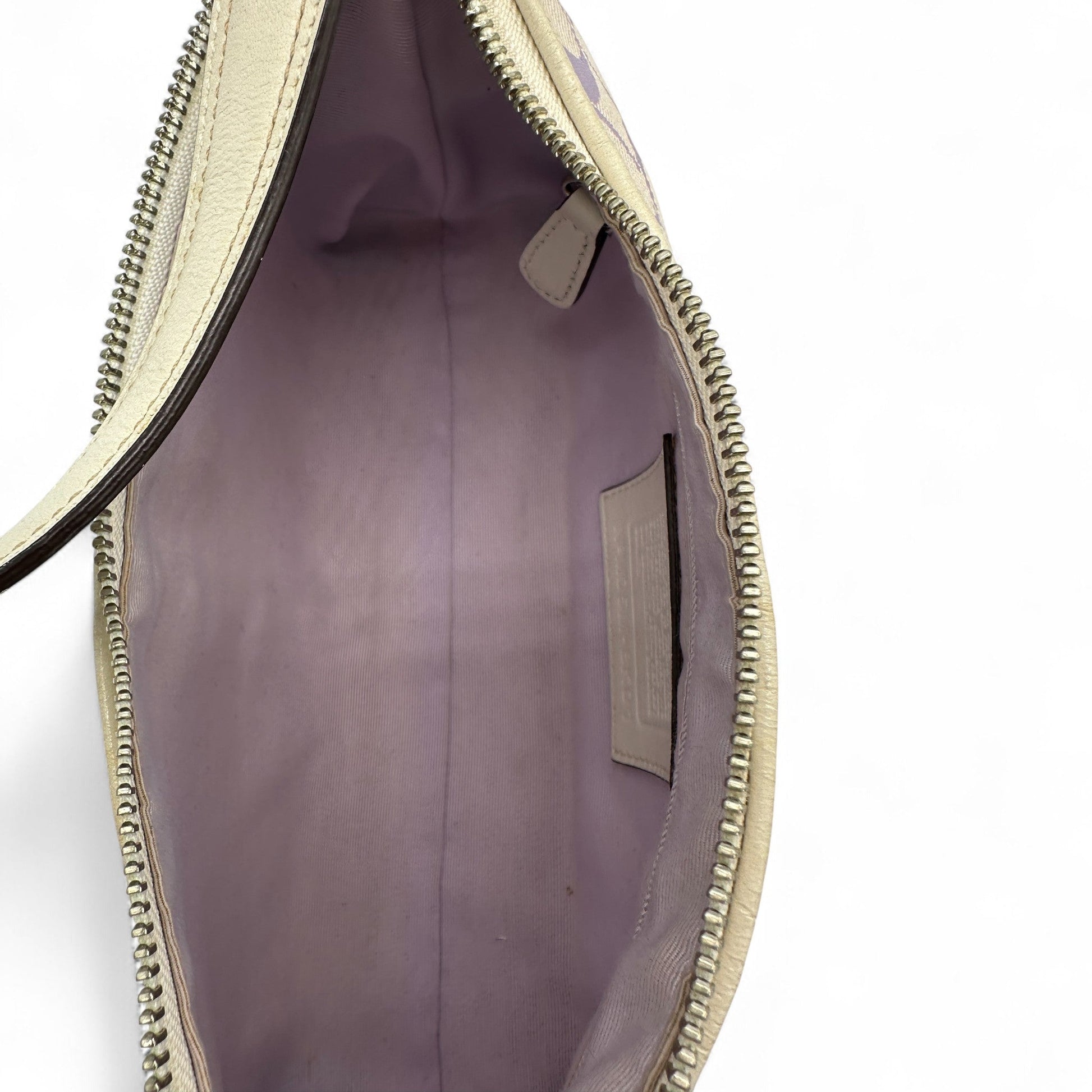 Vintage Coach 8K01 Lilac East West Baguette Shoulder Bag - Thanks it's Vintage