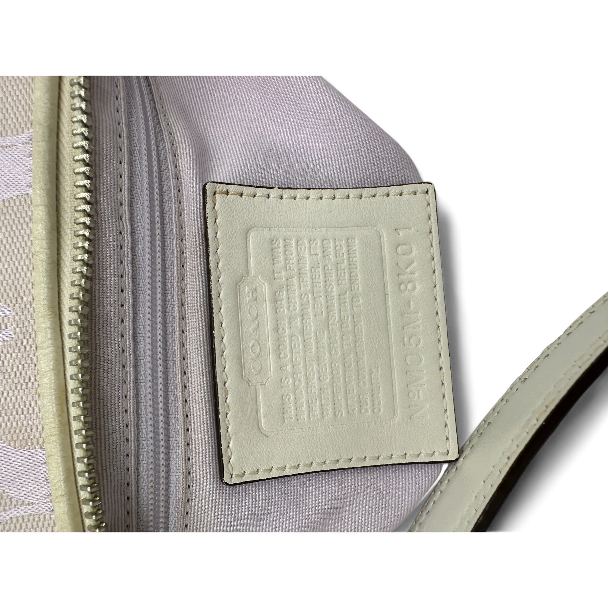 Vintage Coach 8K01 Lilac East West Baguette Shoulder Bag - Thanks it's Vintage