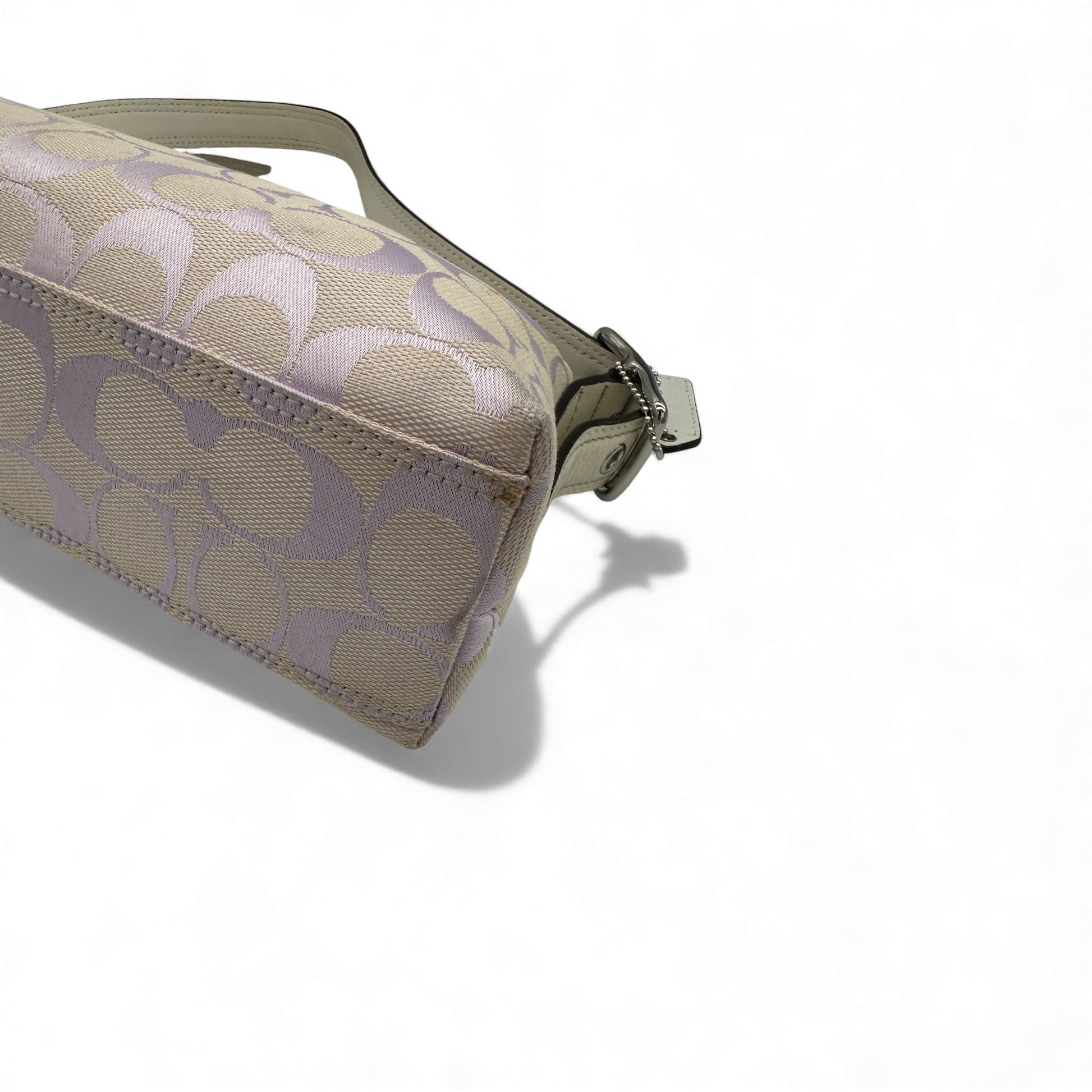 Vintage Coach 8K01 Lilac East West Baguette Shoulder Bag - Thanks it's Vintage