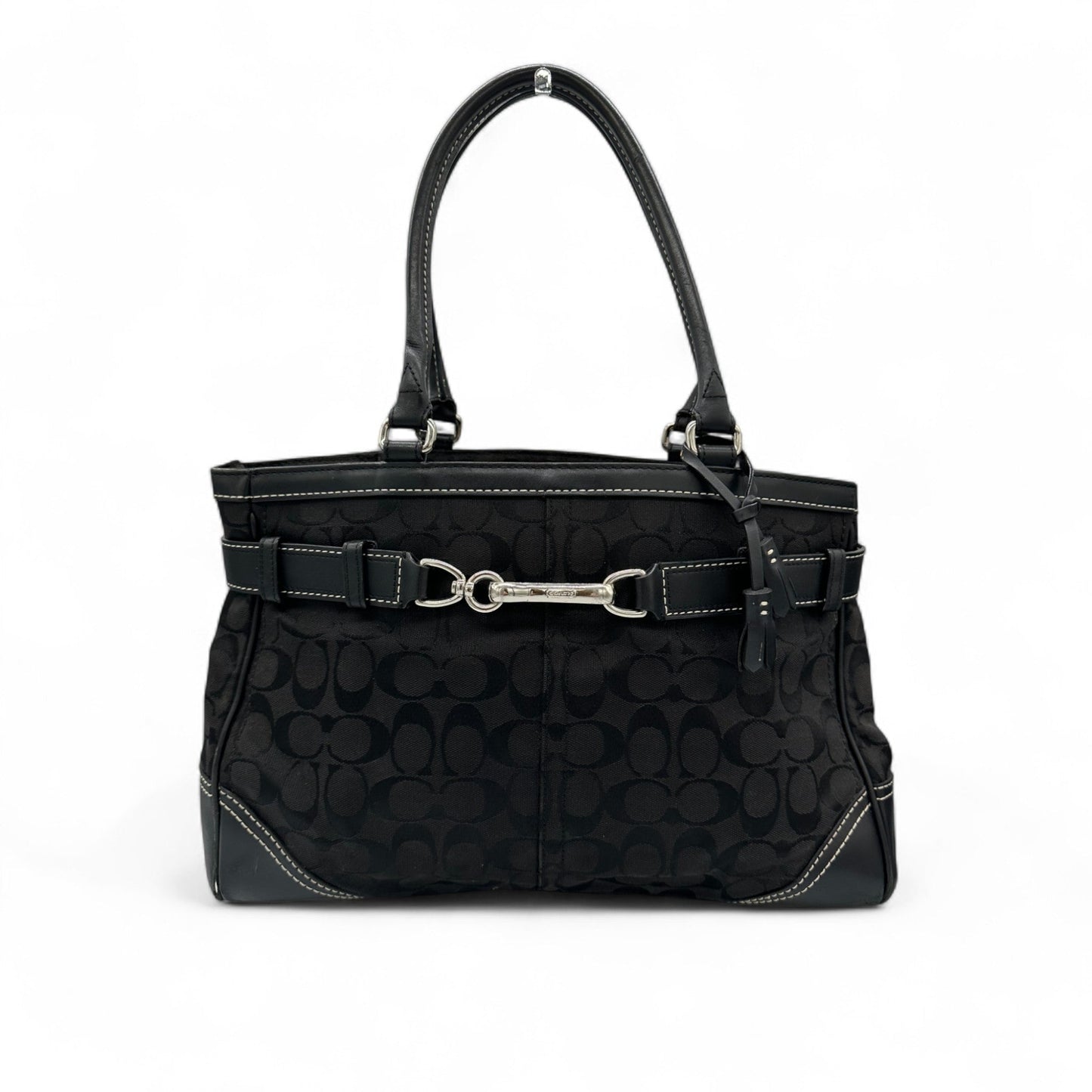 Vintage Coach 8K07 Hamptons Horsebit Clip Tote Shoulder Bag - Thanks it's Vintage