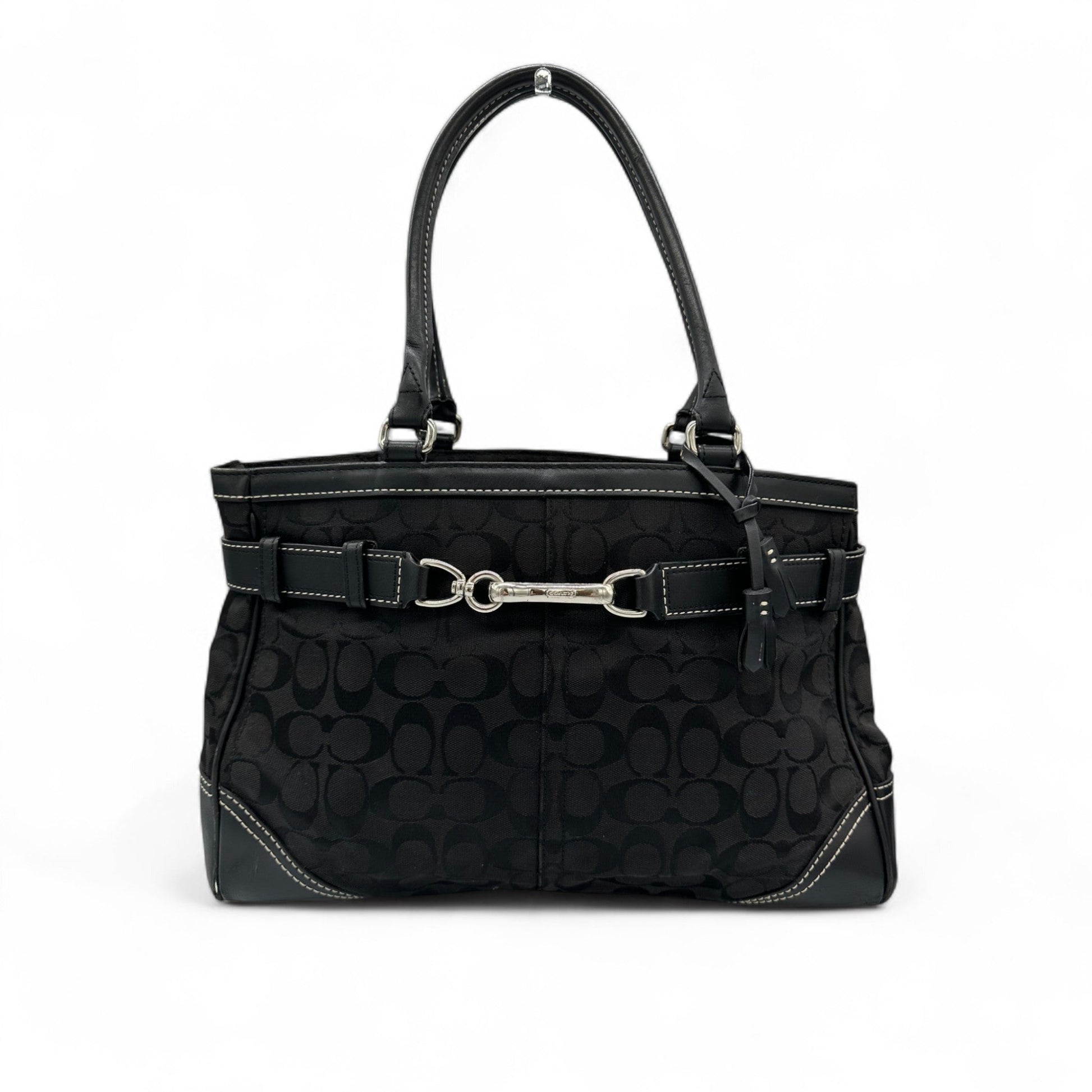 Vintage Coach 8K07 Hamptons Horsebit Clip Tote Shoulder Bag - Thanks it's Vintage