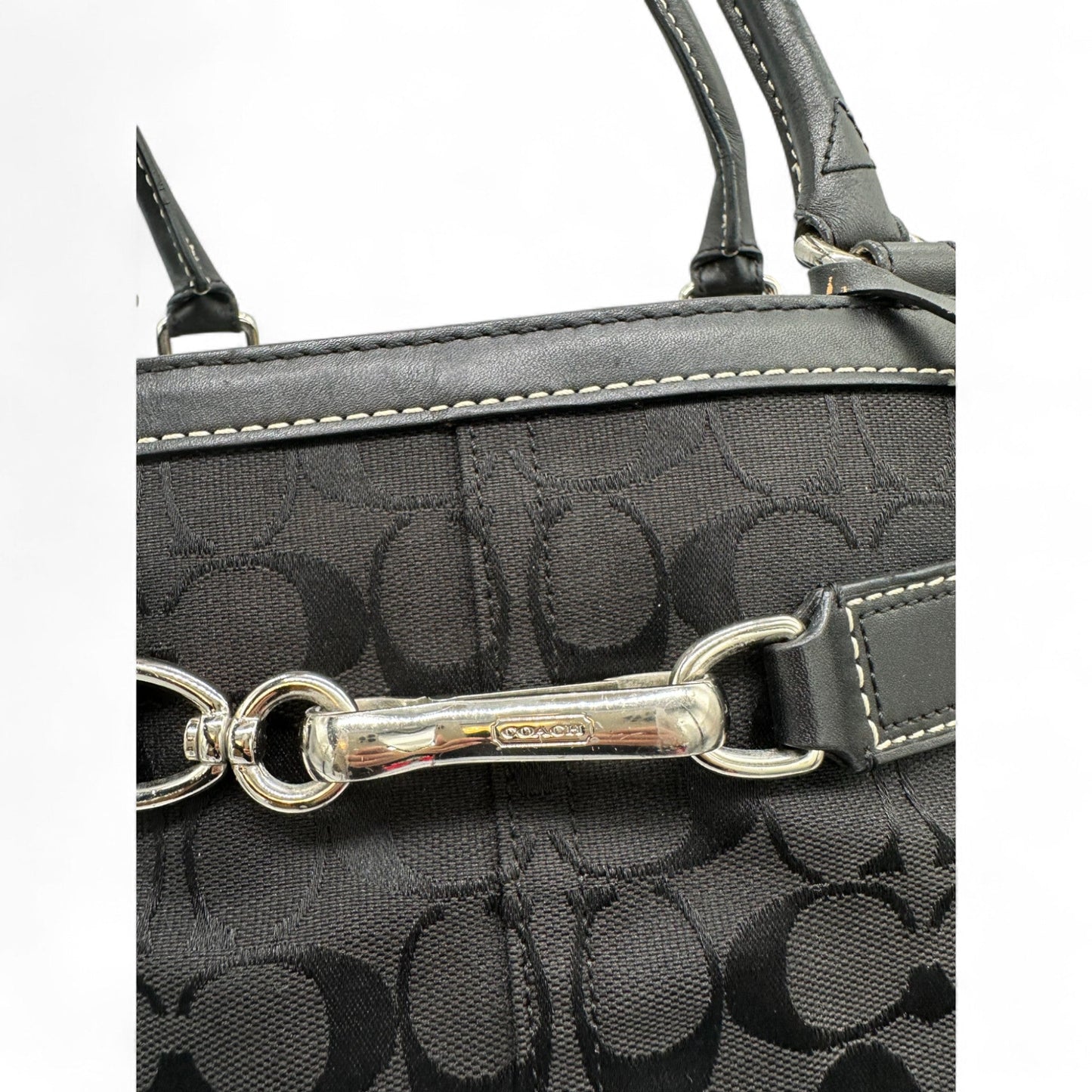 Vintage Coach 8K07 Hamptons Horsebit Clip Tote Shoulder Bag - Thanks it's Vintage