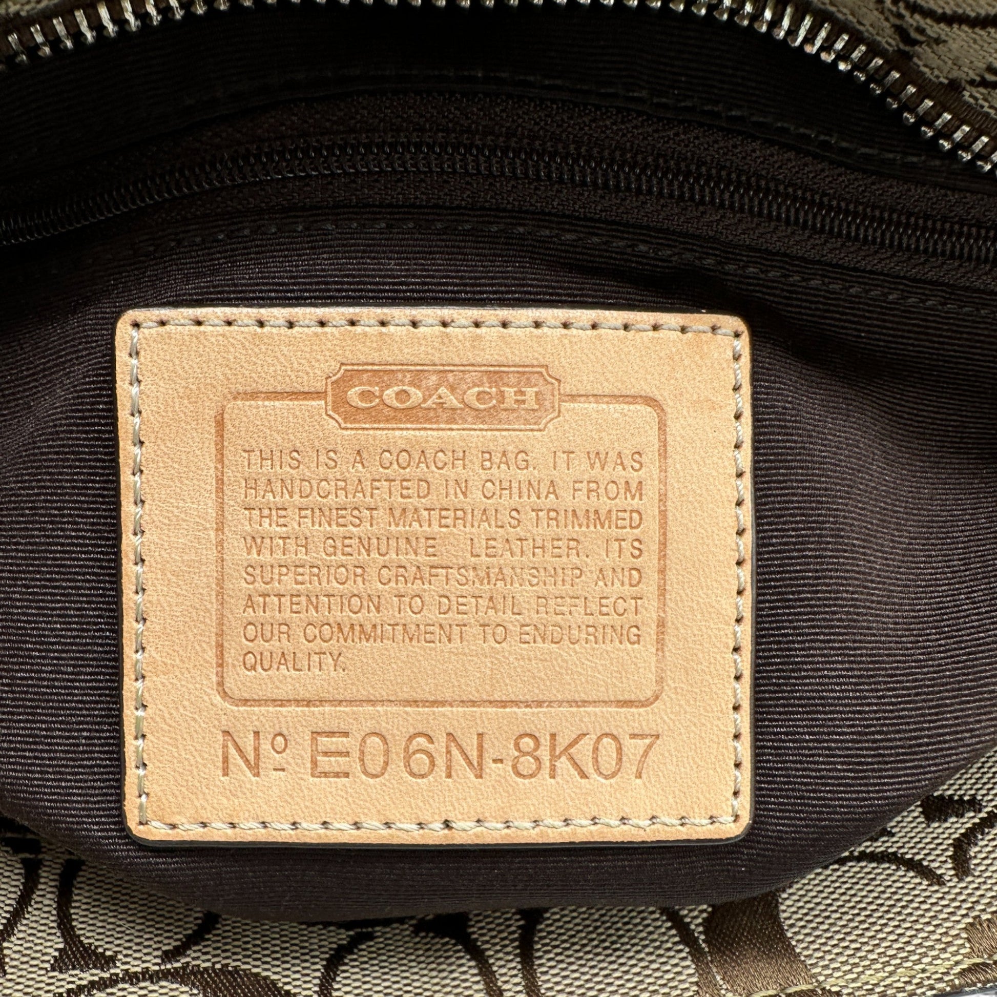 Vintage Coach 8K07 Hamptons Tote Shoulder Bag - Thanks it's Vintage