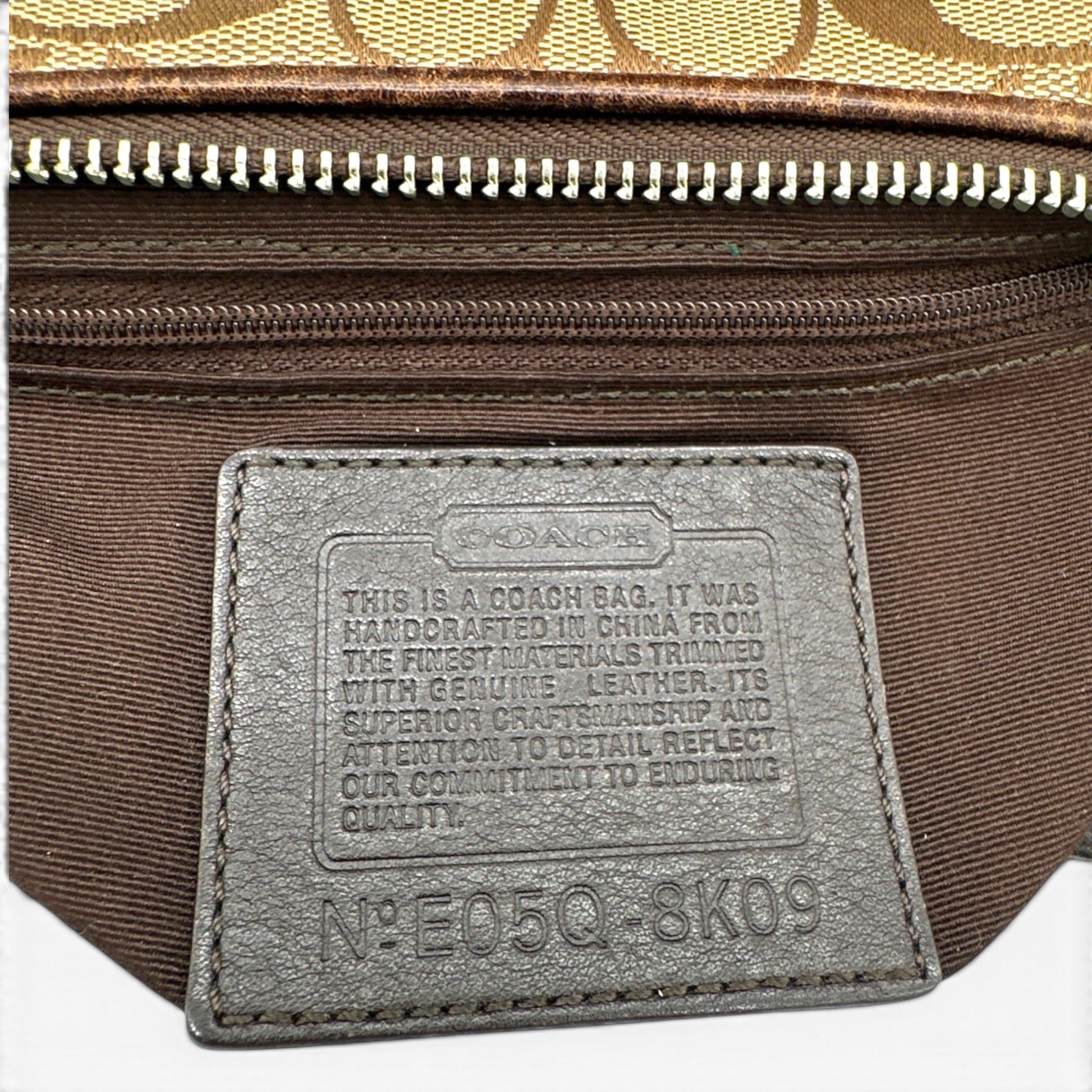 Vintage Coach 8K09 East West Baguette Shoulder Bag - Thanks it's Vintage