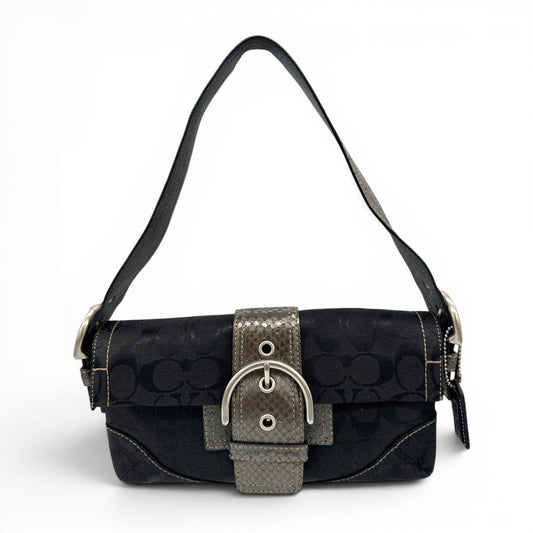 Vintage Coach 8K38 Python Trim Soho Shoulder Bag - Thanks it's Vintage