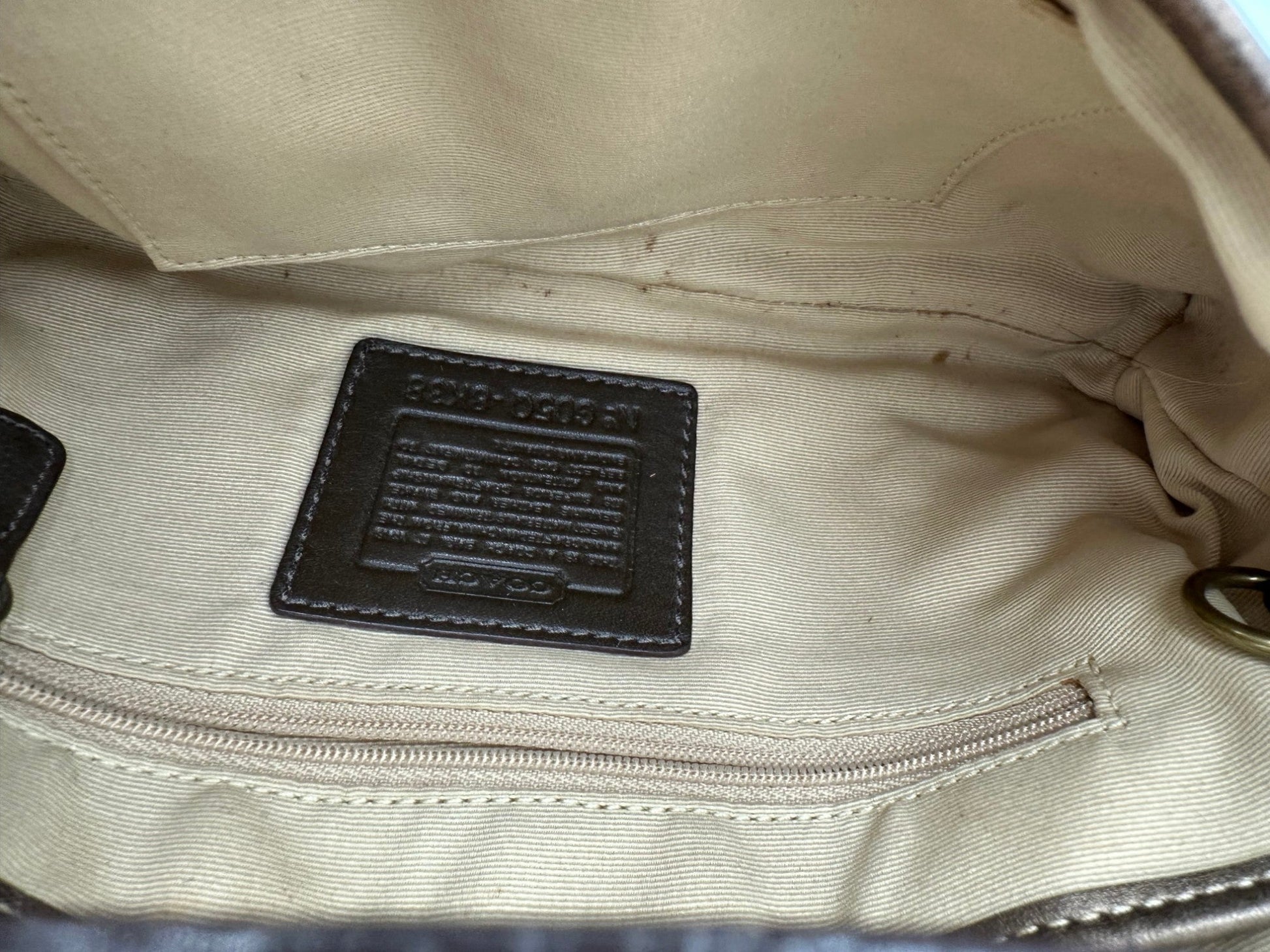 Vintage Coach 8K38 Soho Buckle Demi Shoulder Bag Y2K Python Trim - Thanks it's Vintage