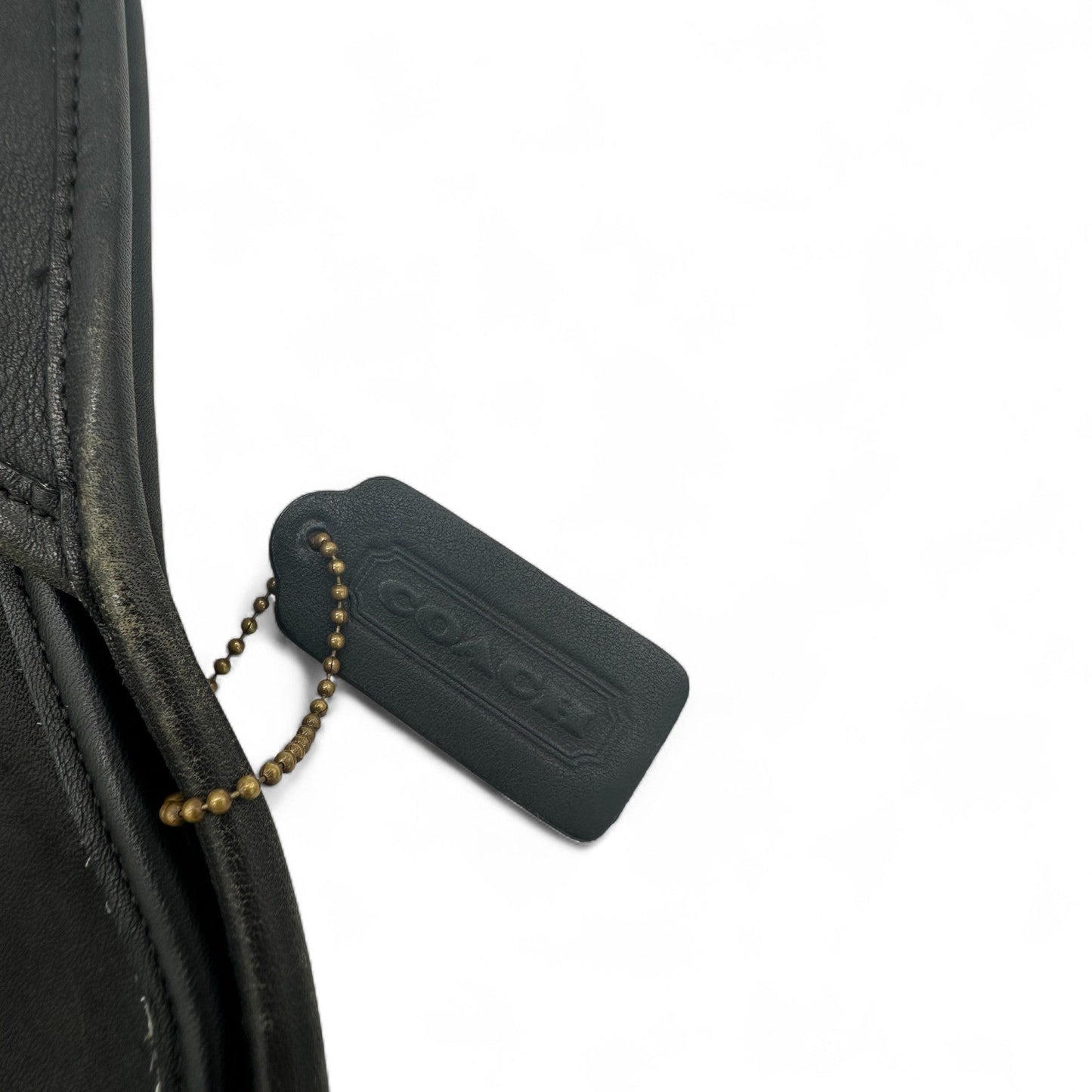 Vintage Coach 9027 Black Leather Ergo Shoulder Bag - Thanks it's Vintage