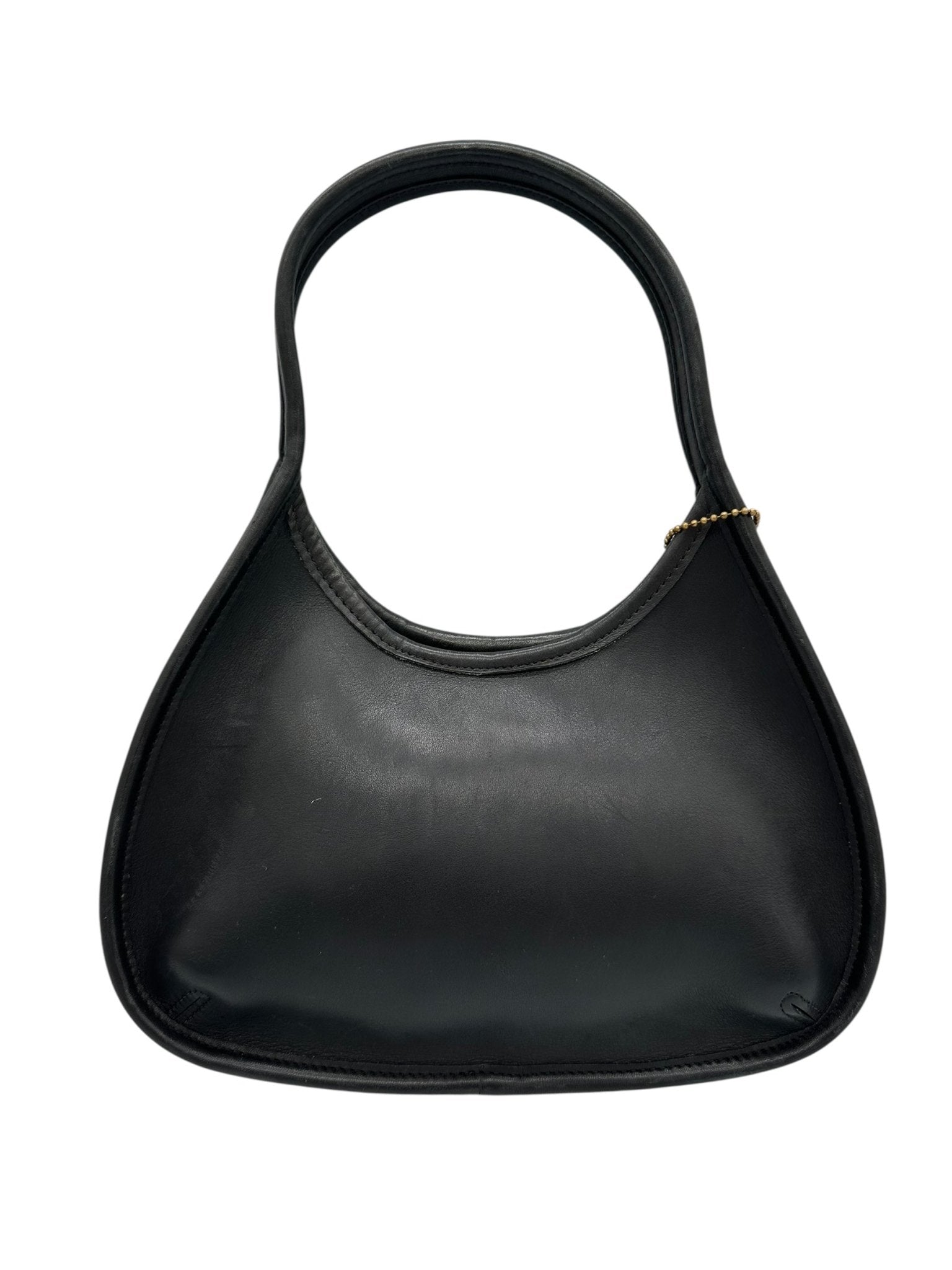 Vintage Coach 9027 Black Leather Ergo Shoulder Bag - Thanks it's Vintage