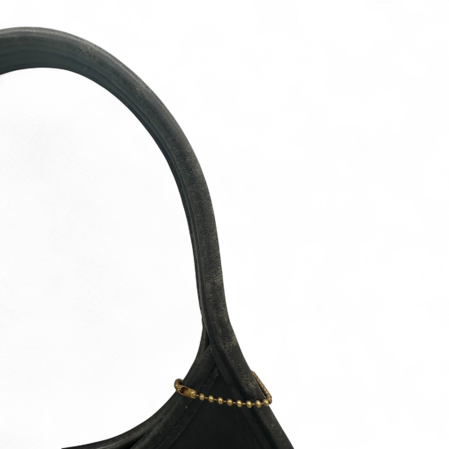 Vintage Coach 9027 Black Leather Ergo Shoulder Bag - Thanks it's Vintage