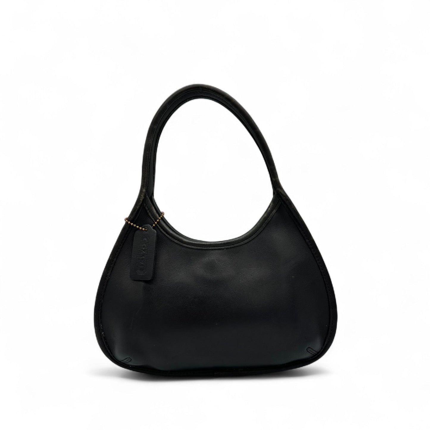 Vintage Coach 9027 Black Leather Ergo Shoulder Bag - Thanks it's Vintage